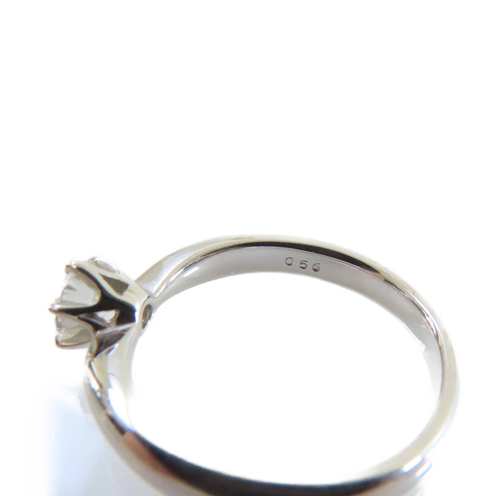 JEWELRY 18K白金/0.56ct鑽石Diamond Ring戒指US#7.75