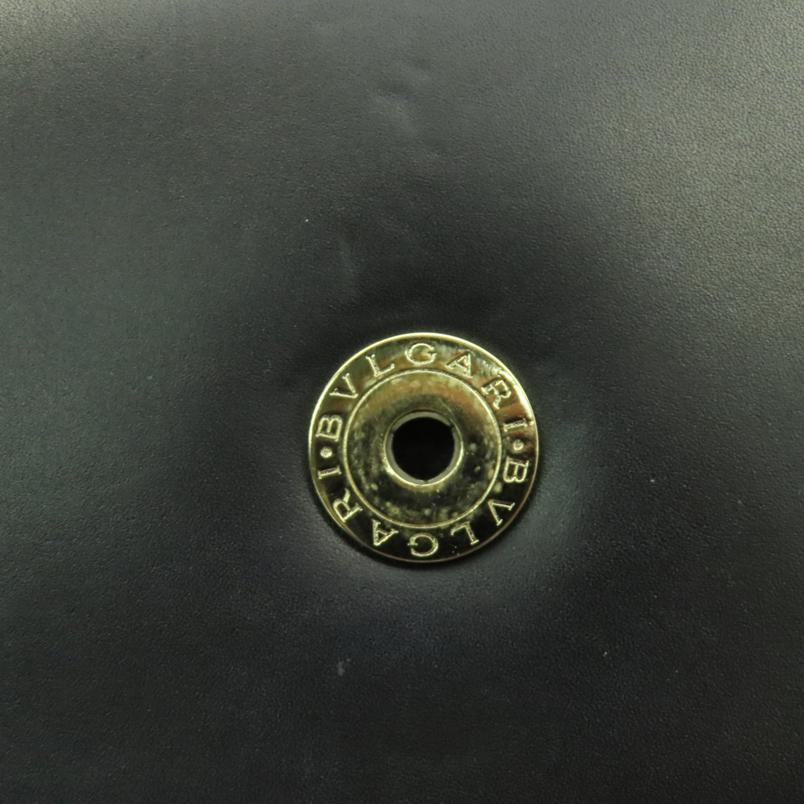 BVLGARI 牛皮皮革Chain Bag金扣鏈帶肩背袋黑色