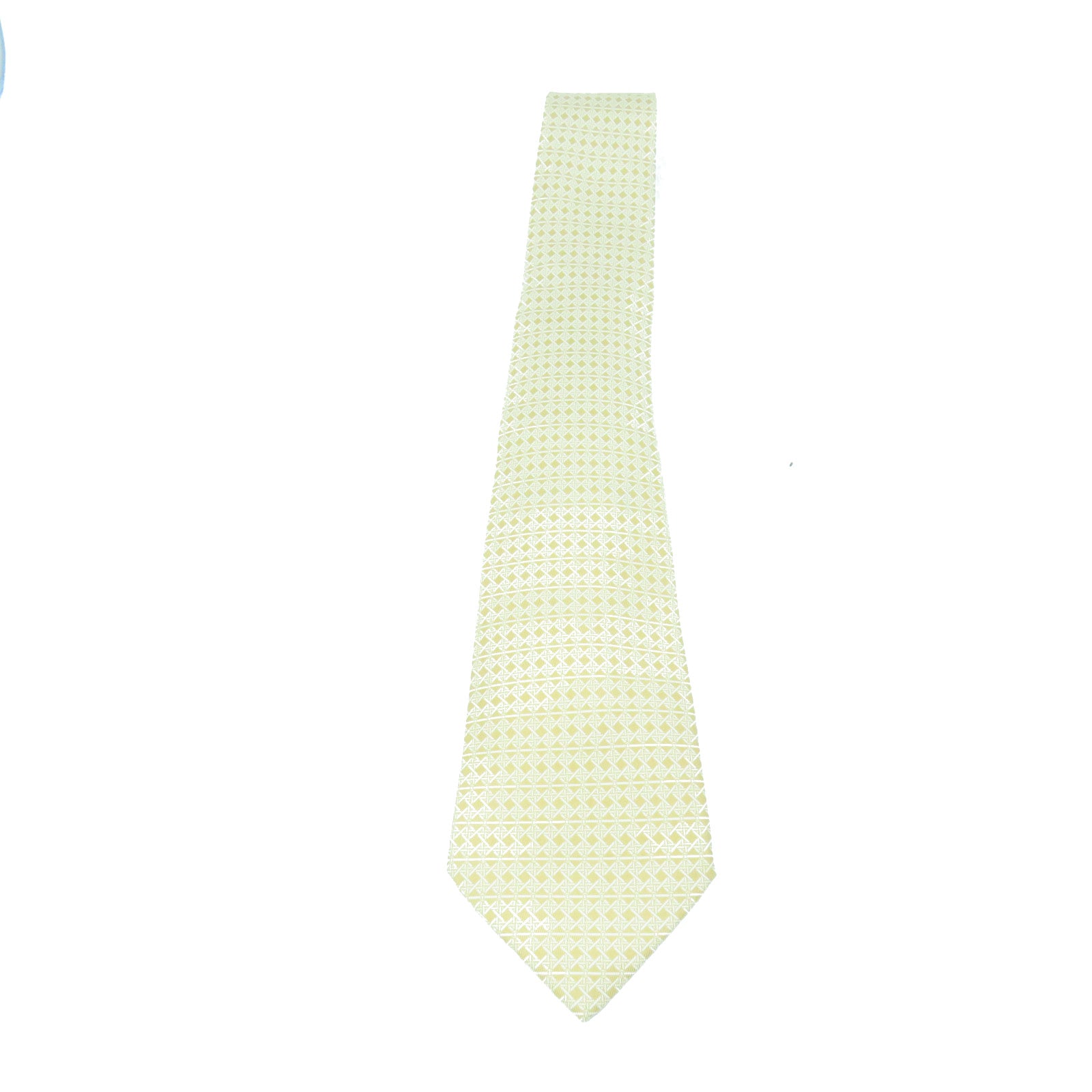 HERMES Silk Tie tie beige