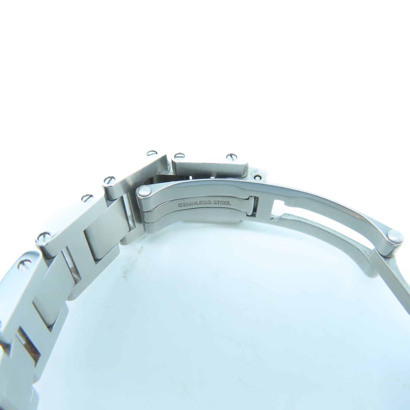 CARTIER Ballan Bleu不鏽鋼手錶自動機芯白色