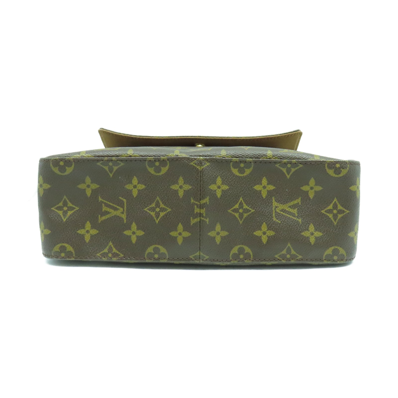 LOUIS VUITTON Monogram Looping金扣肩背袋啡色