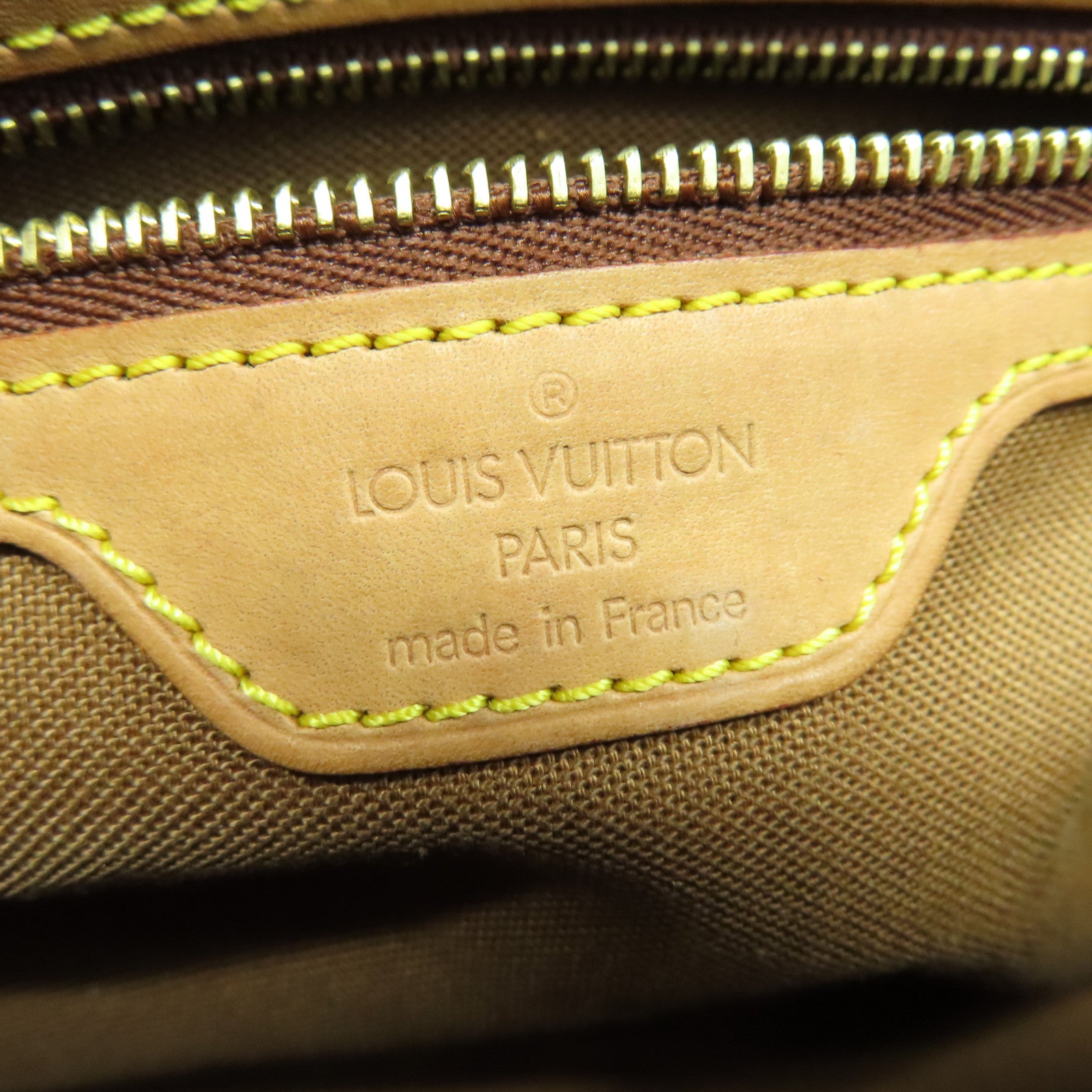LOUIS VUITTON Monogram Looping金扣肩背袋啡色