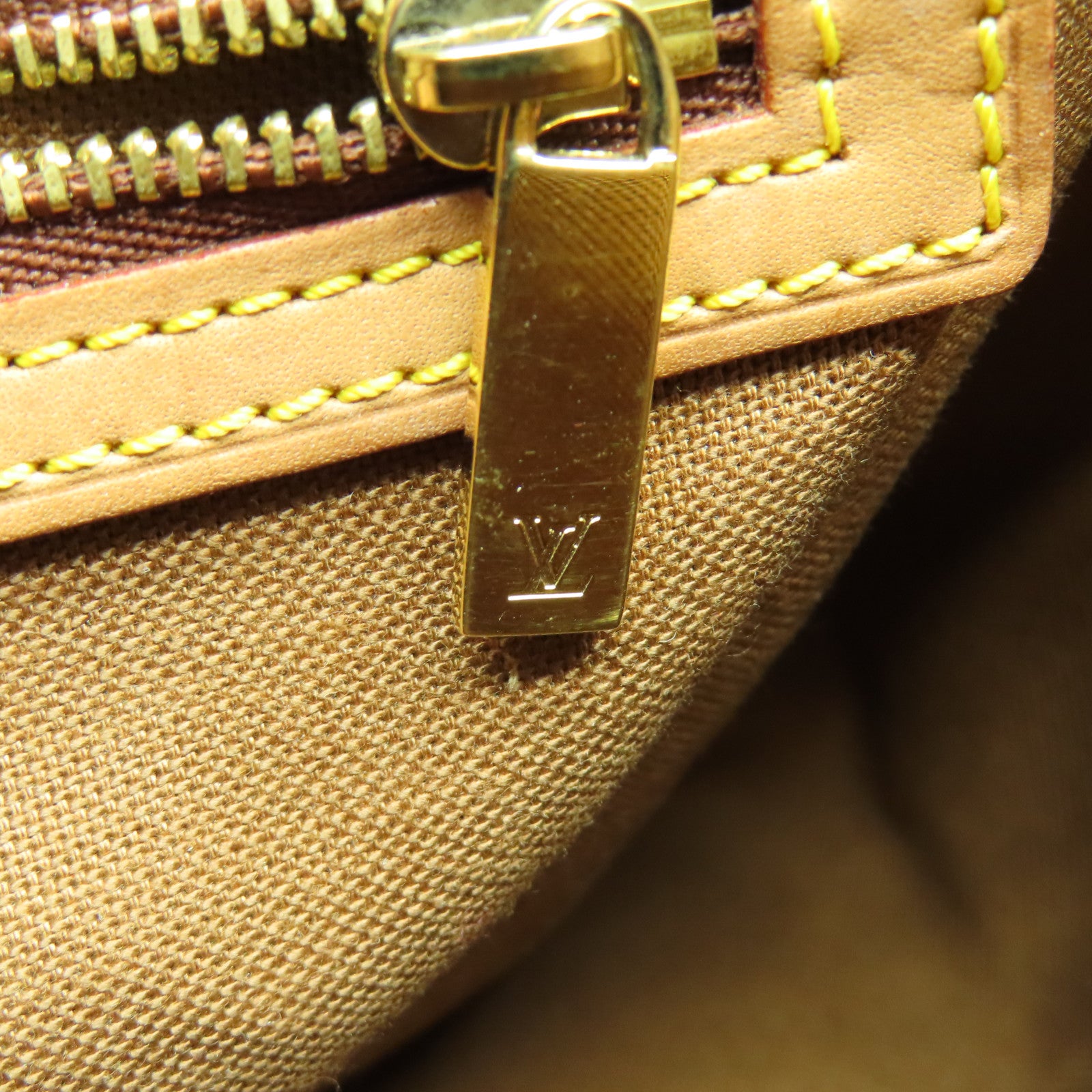 LOUIS VUITTON Monogram Looping金扣肩背袋啡色