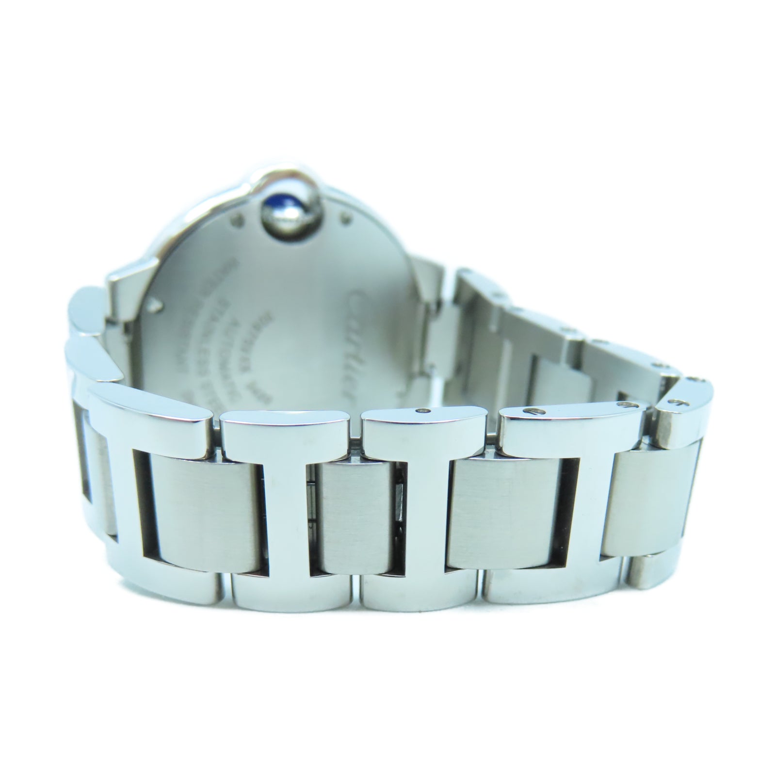 CARTIER Ballan Bleu不鏽鋼手錶自動機芯白色