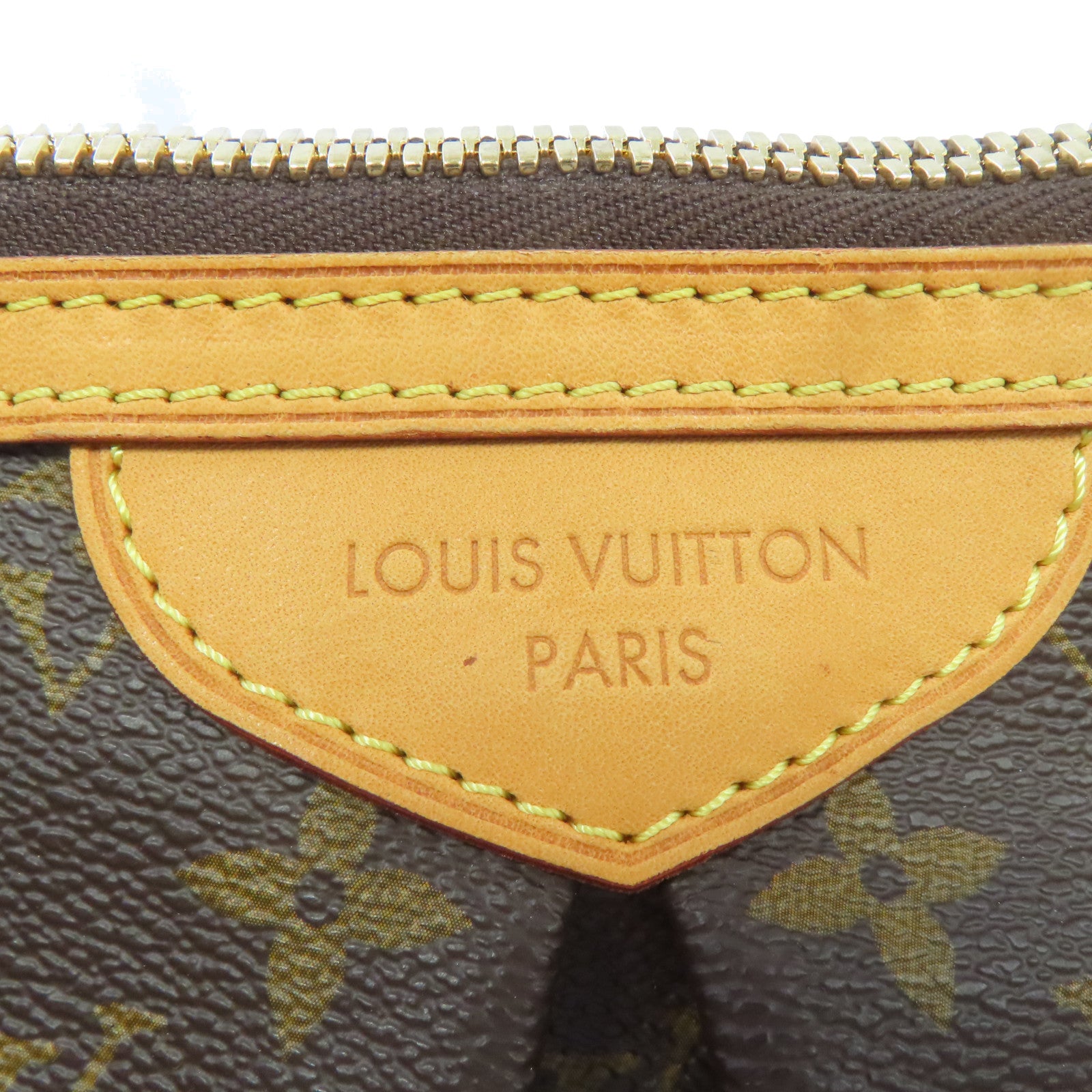 LOUIS VUITTON Monogram Palermo GM 2Way Shoulder Bag金扣手挽肩背兩用袋啡色