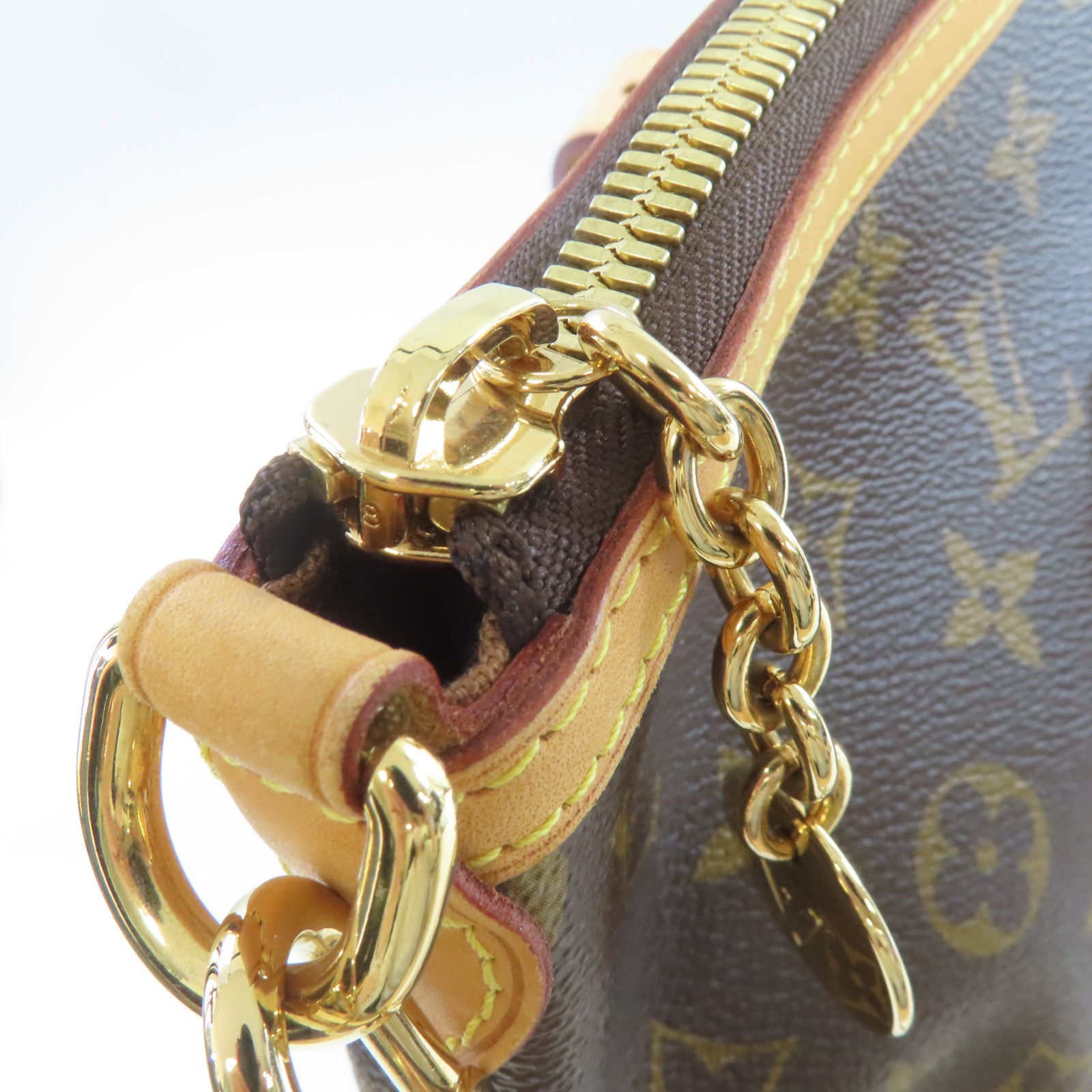 LOUIS VUITTON Monogram Palermo GM 2Way Shoulder Bag金扣手挽肩背兩用袋啡色