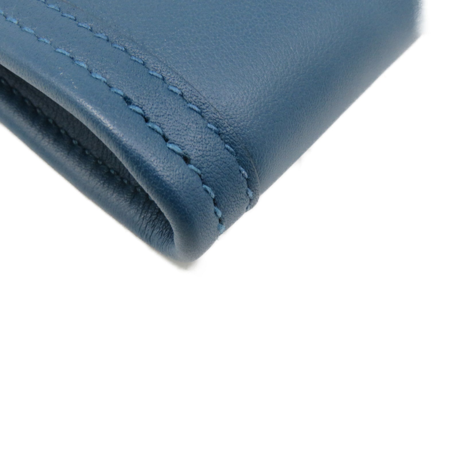 HERMES Swift皮革Jije Clutch Bag手拿包藍綠色