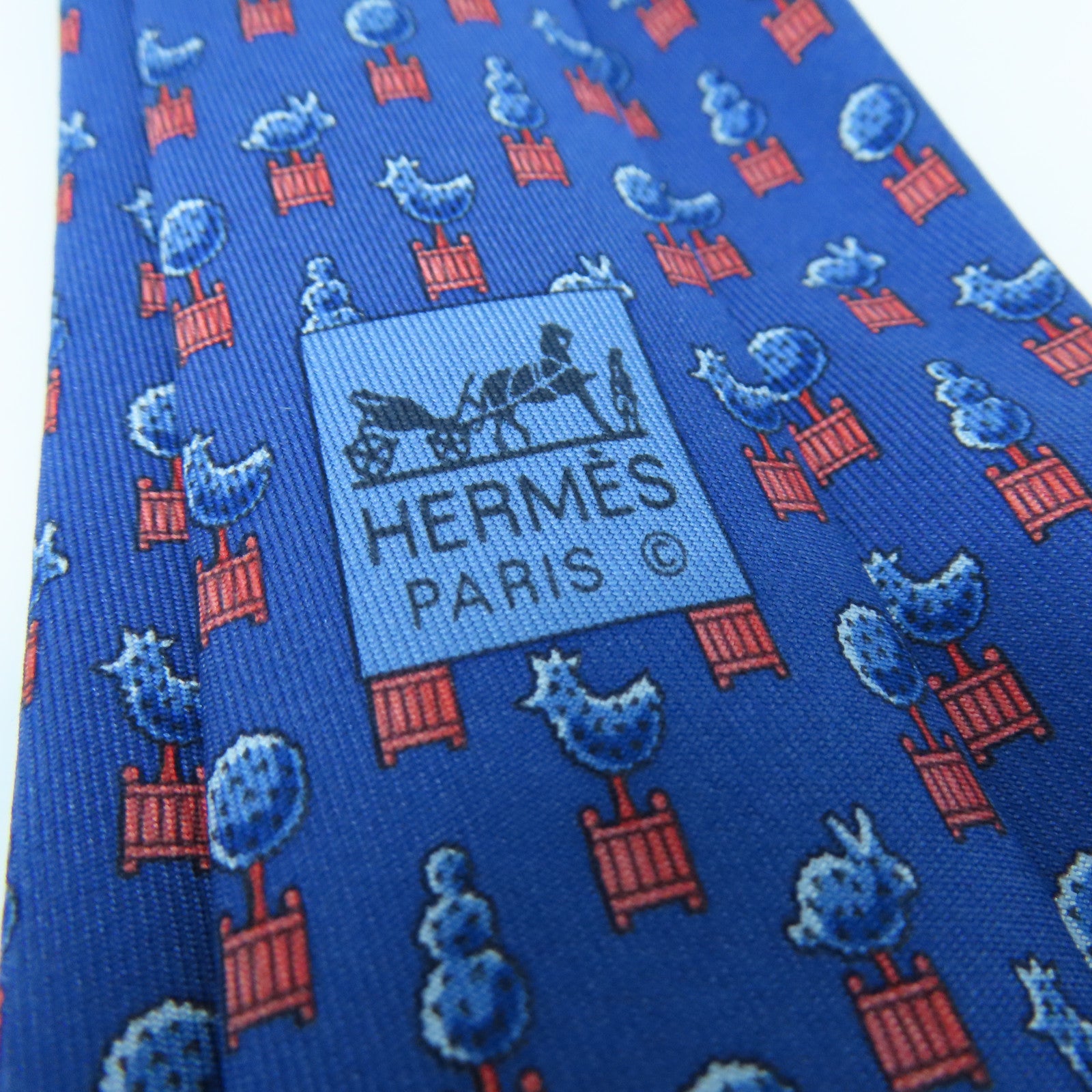 Hermes cat tie Clearance