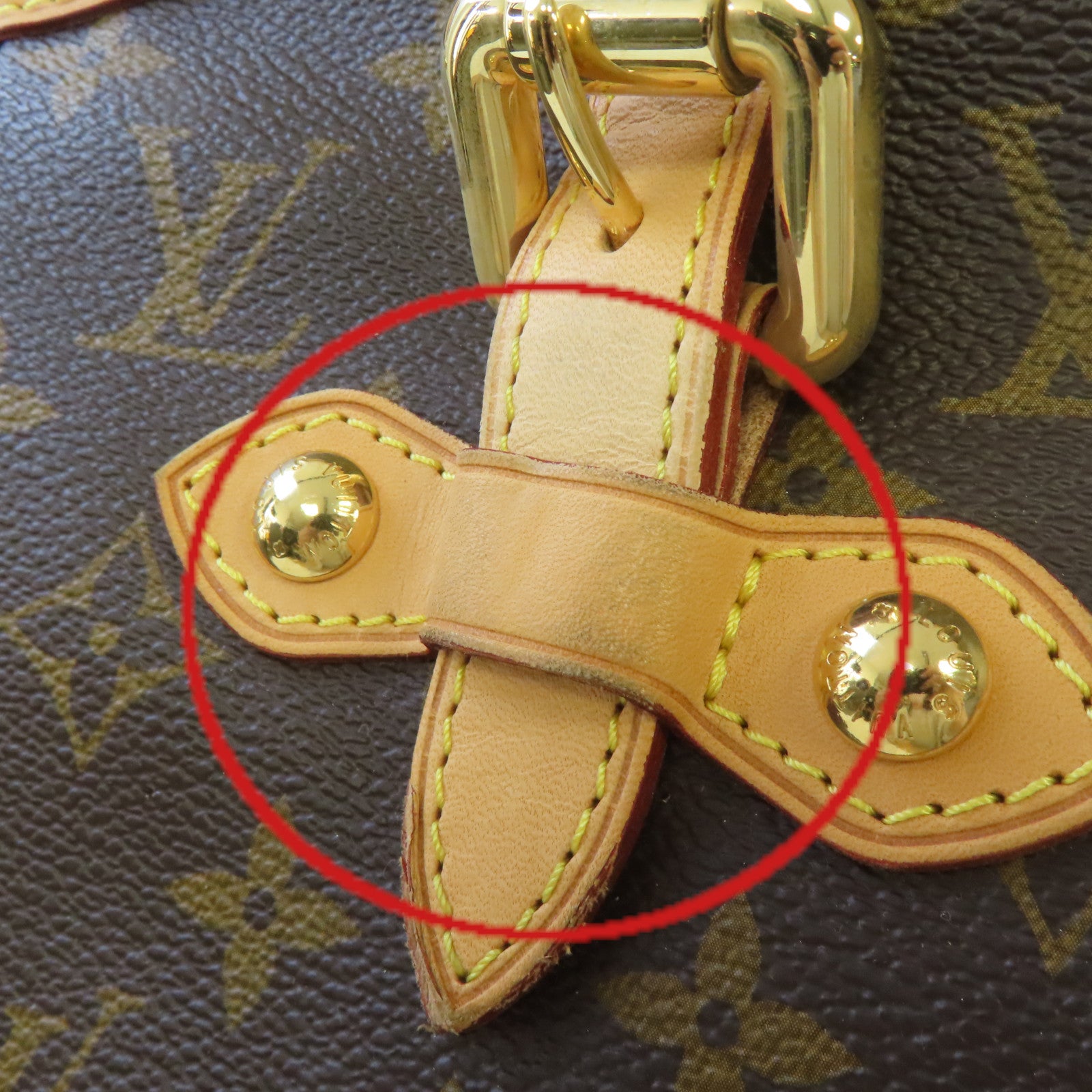 LOUIS VUITTON Monogram Palermo GM 2Way Shoulder Bag金扣手挽肩背兩用袋啡色