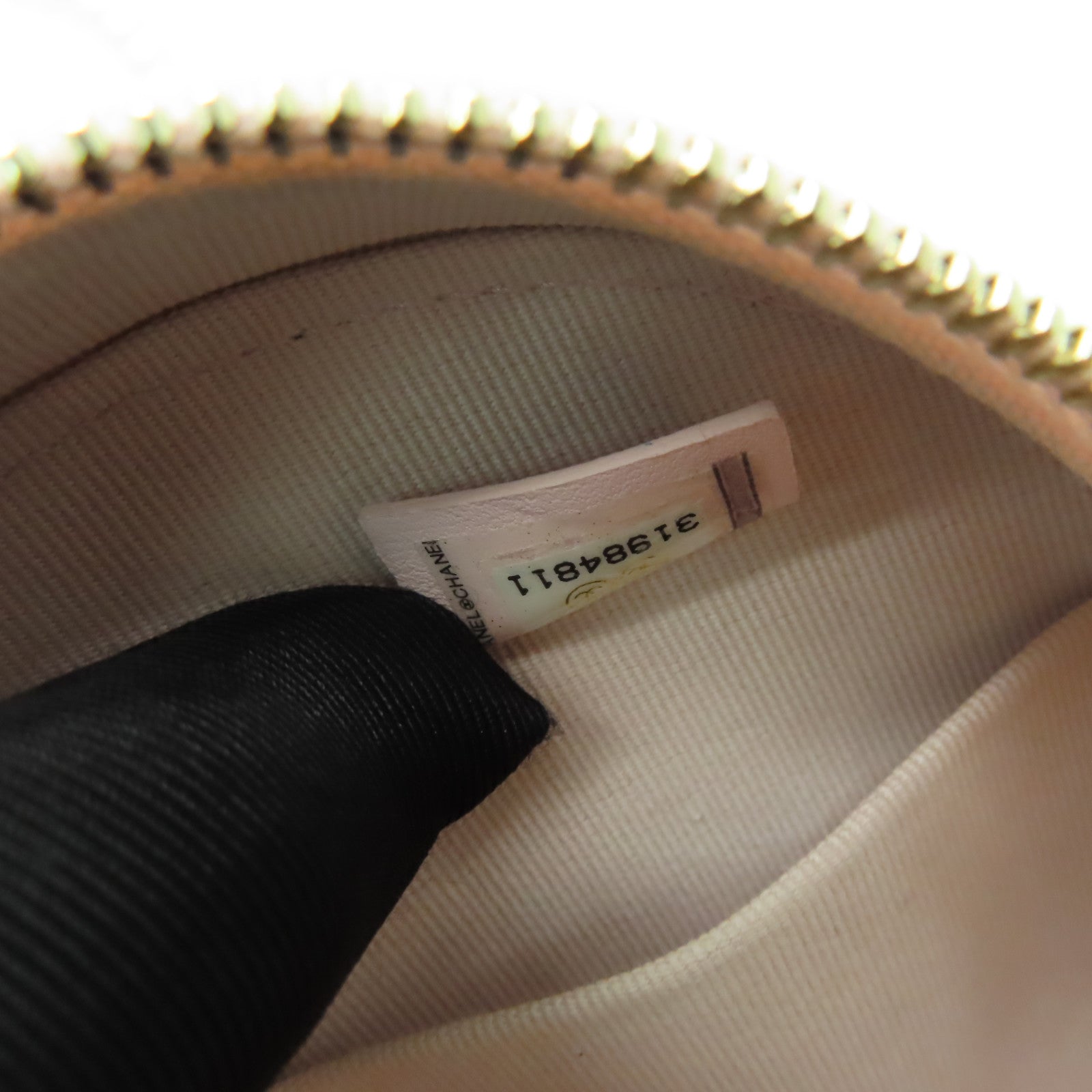 CHANEL 菱格羊皮皮革Chain Shoulder Bag金扣鏈帶肩背袋粉紅色