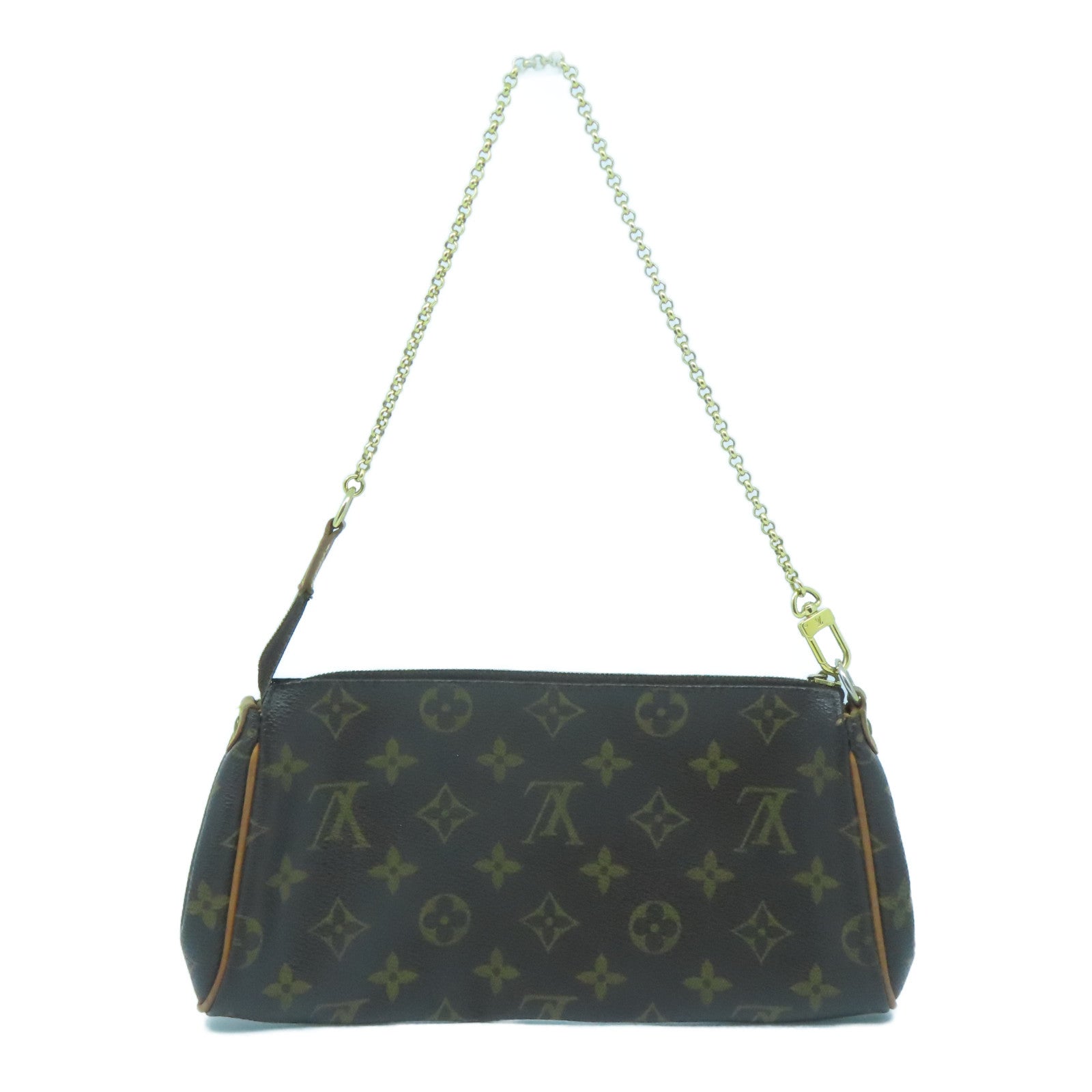 LOUIS VUITTON Monogram Eva金扣手挽肩背兩用袋啡色
