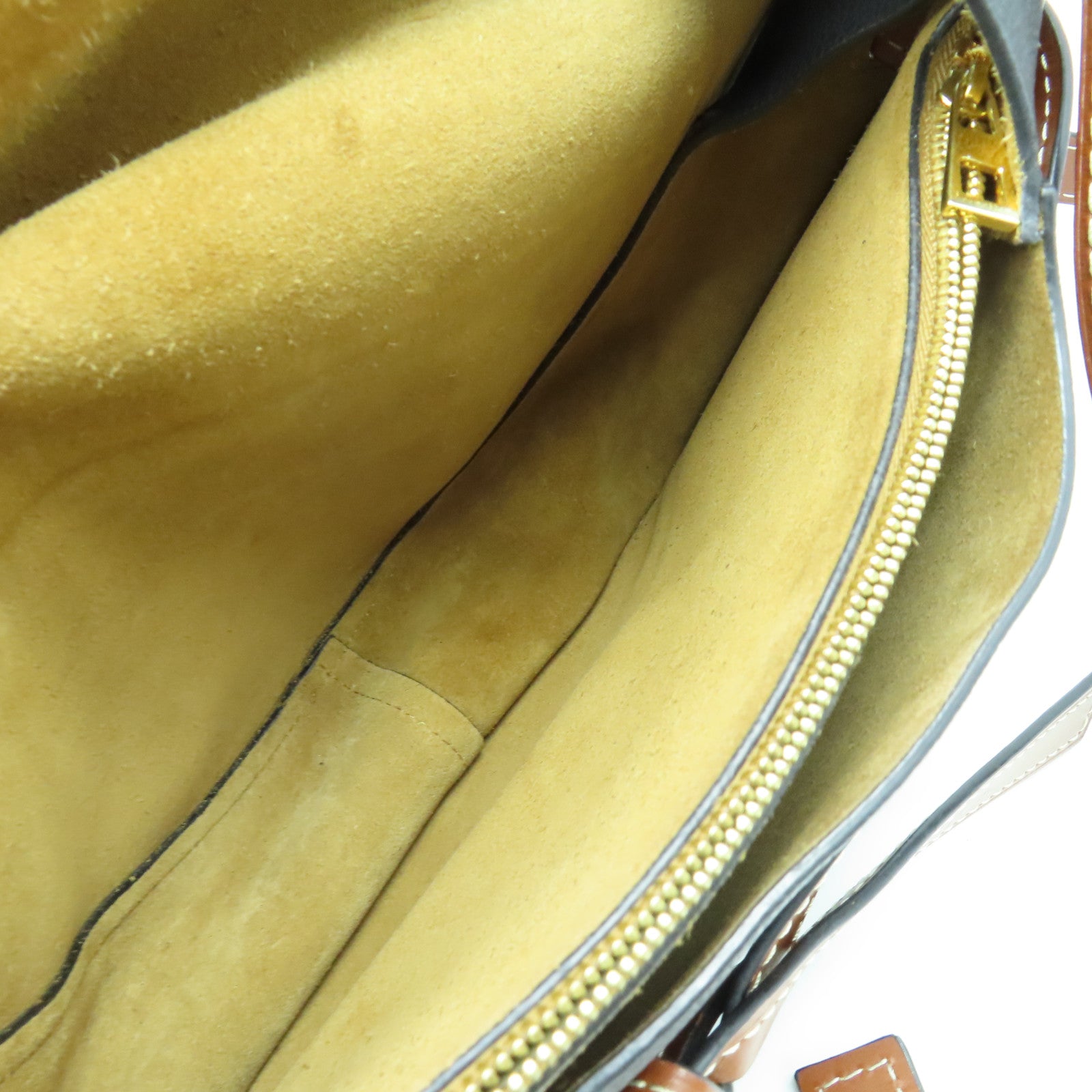 LOEWE 牛皮皮革Gate Large金扣肩背袋黑色