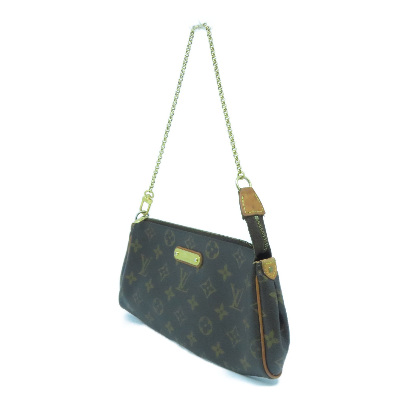 LOUIS VUITTON Monogram Eva金扣手挽肩背兩用袋啡色