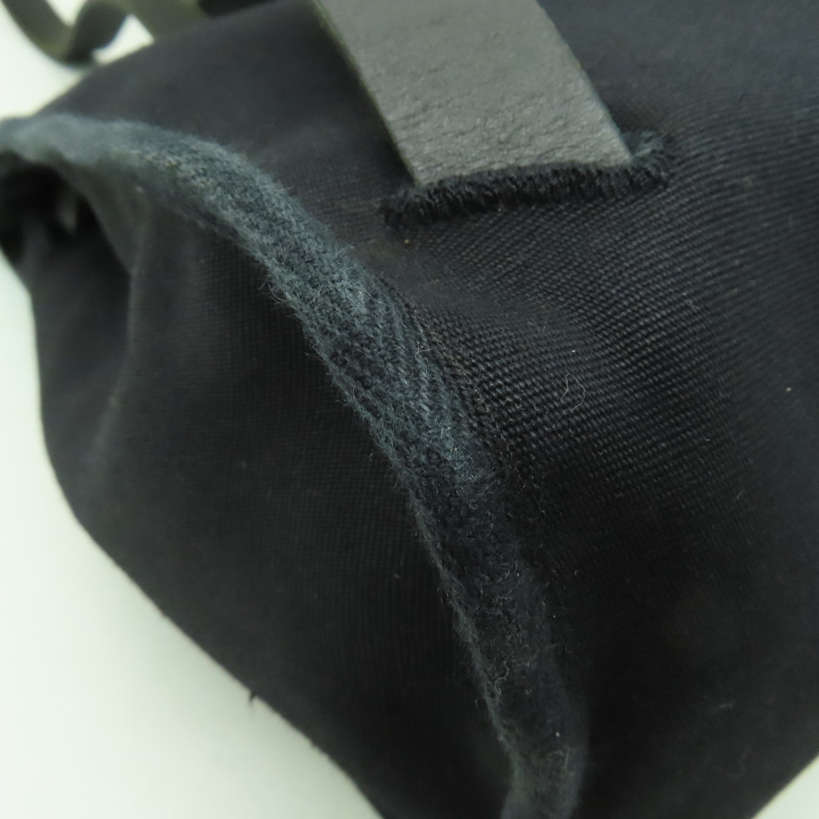 HERMES 帆布Her Line PM銀扣背包黒色
