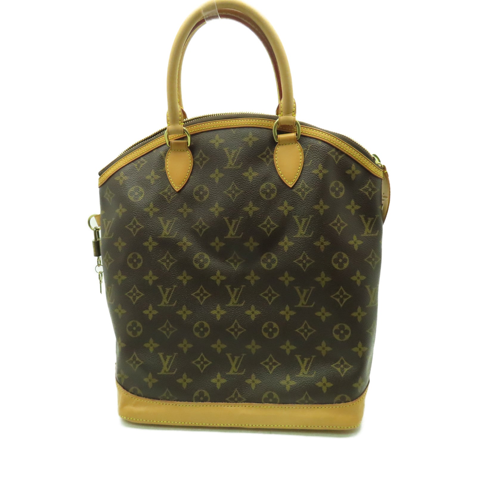 LOUIS VUITTON 【激減優惠】Monogram Lockit金扣手挽袋啡色