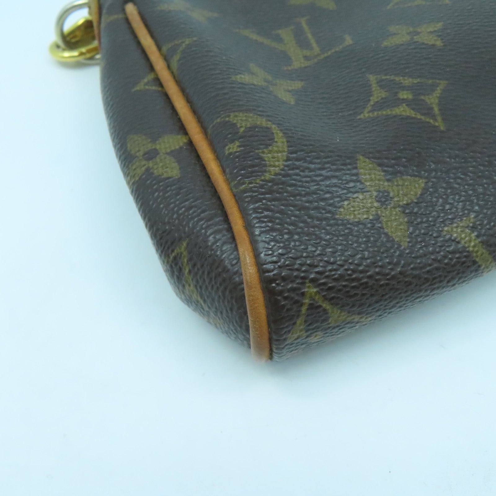 LOUIS VUITTON Monogram Eva金扣手挽肩背兩用袋啡色