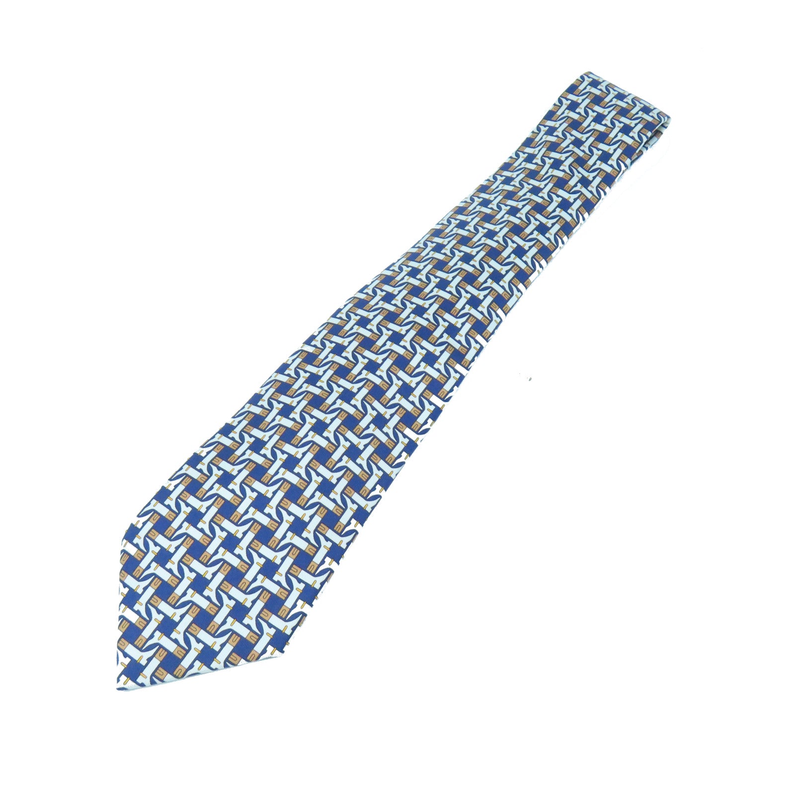 HERMES Silk Tie Tie Multicolor
