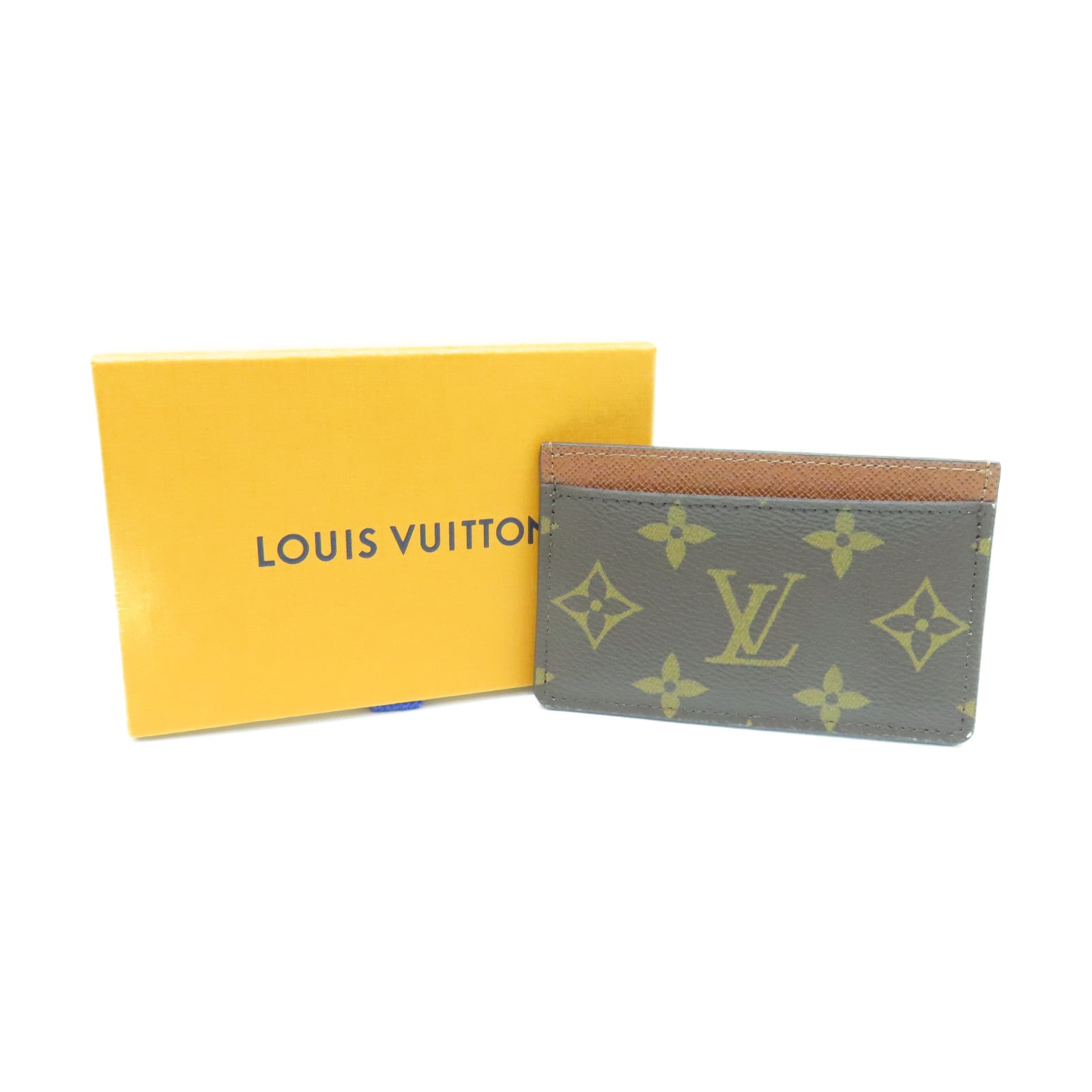LOUIS VUITTON Monogram Card Holder卡片套棕色