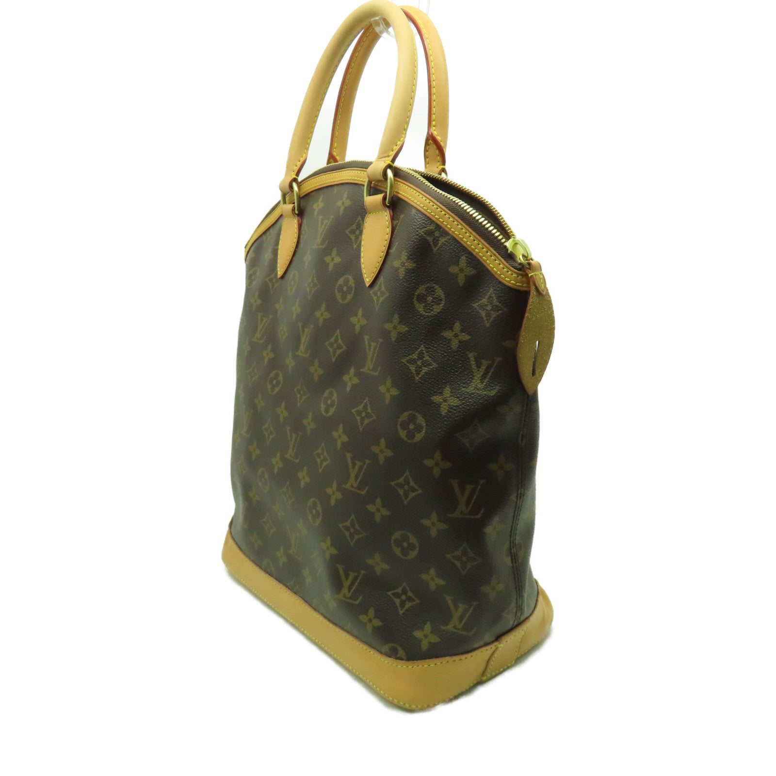 LOUIS VUITTON 【激減優惠】Monogram Lockit金扣手挽袋啡色