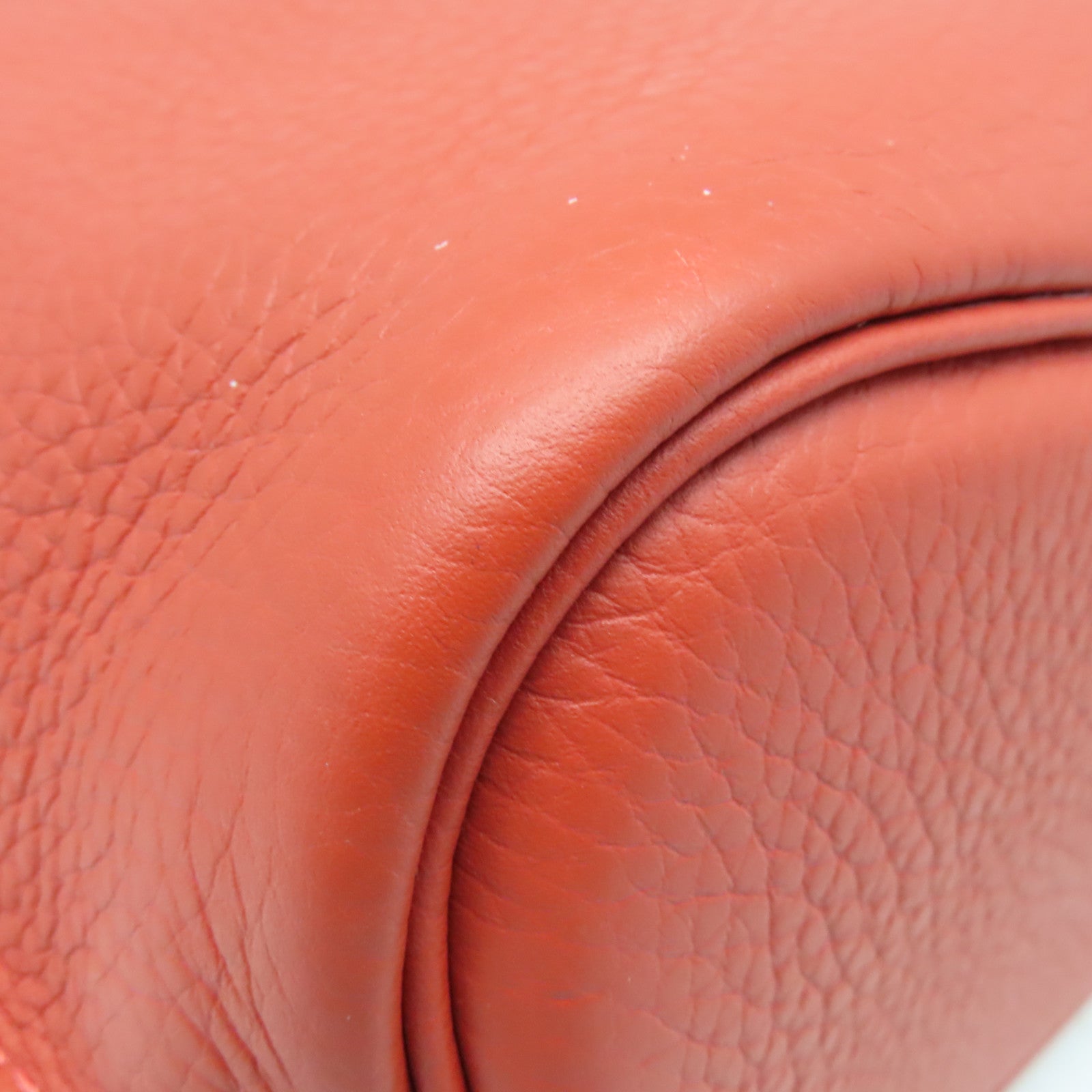 HERMES Clemence皮革So Kelly銀扣肩背袋Rouge Jaipur粉紅色