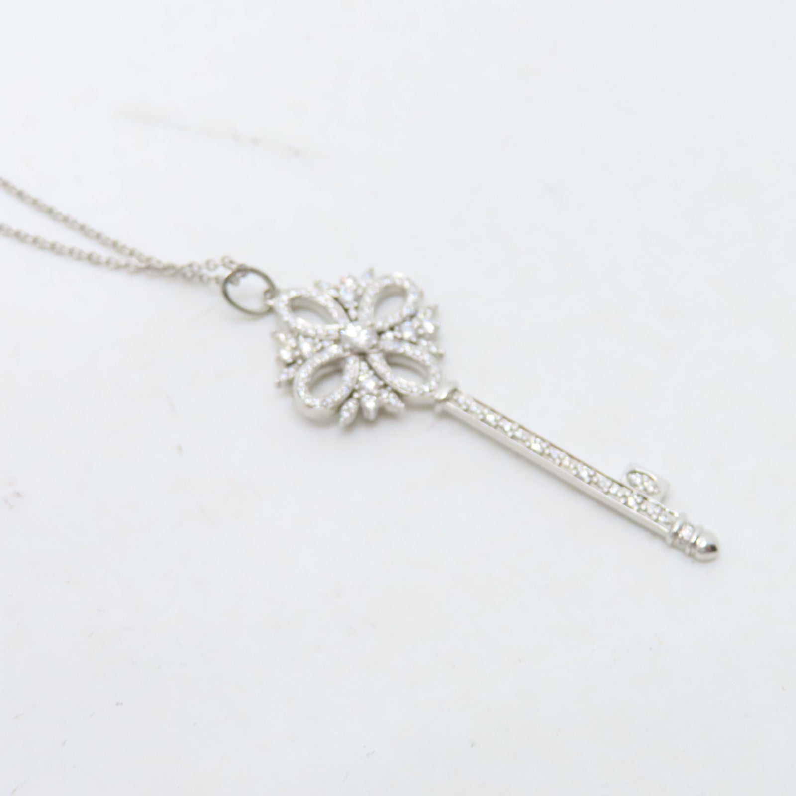 TIFFANY&amp;CO PT950 Platinum Victoria Necklace Necklace