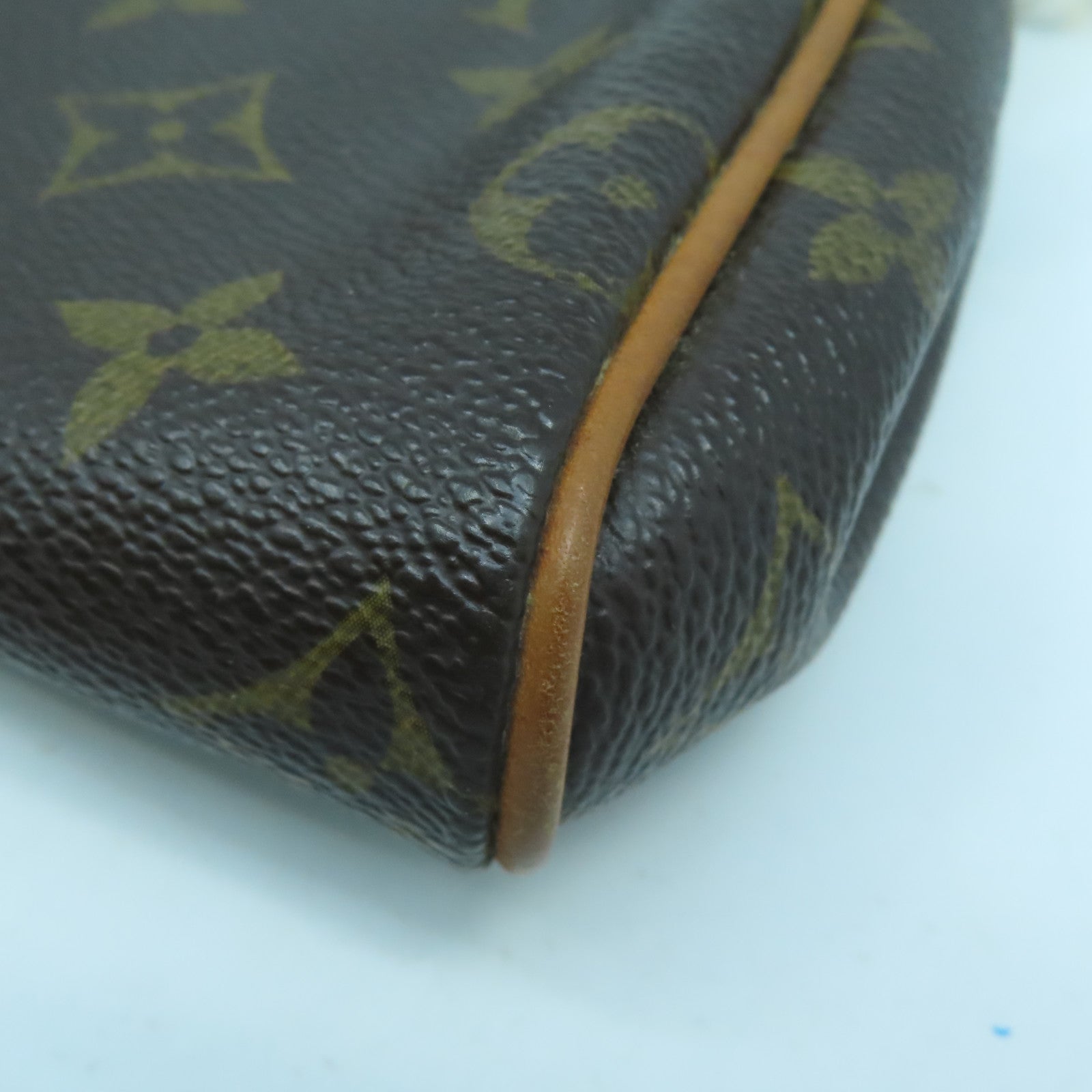 LOUIS VUITTON Monogram Eva金扣手挽肩背兩用袋啡色