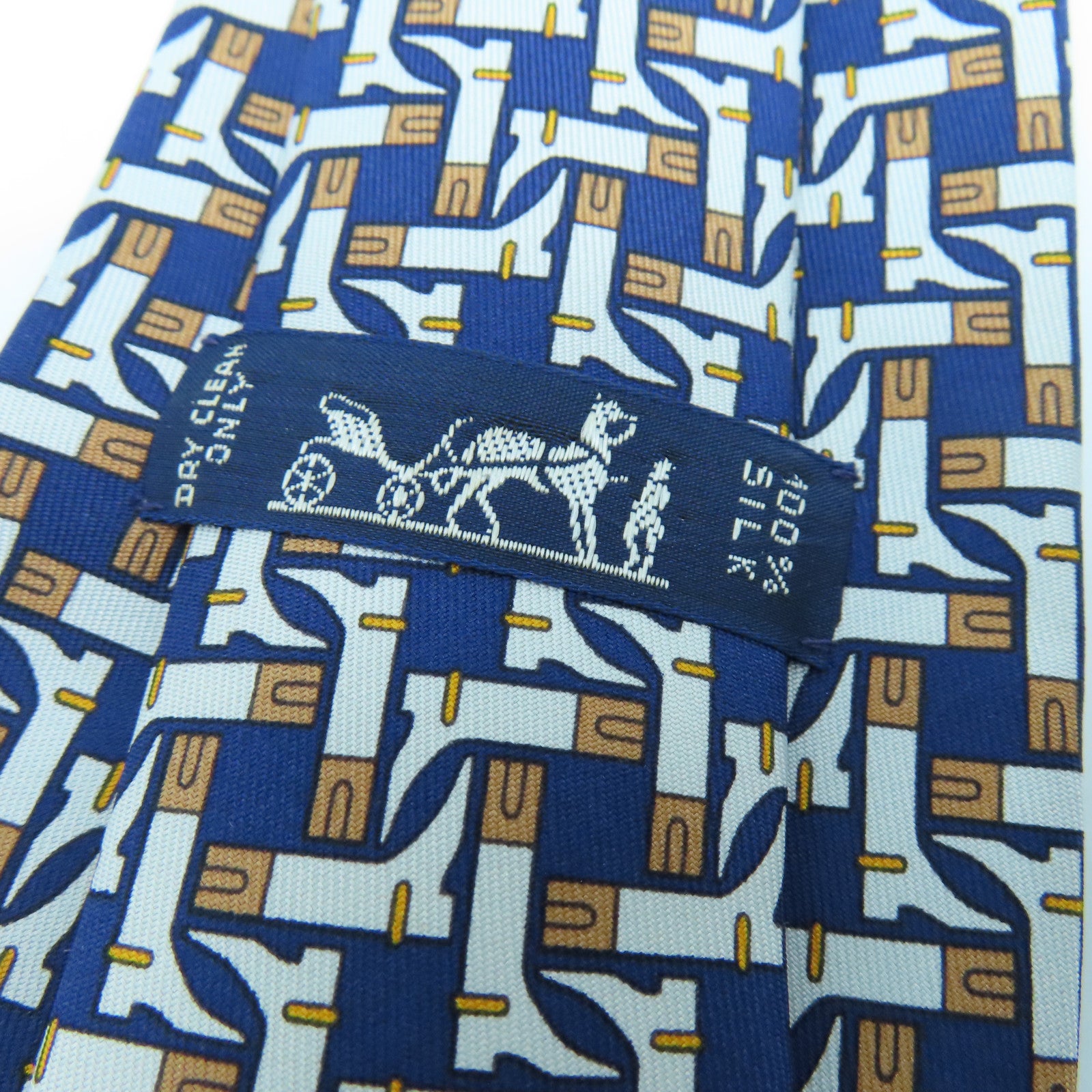 HERMES Silk Tie Tie Multicolor