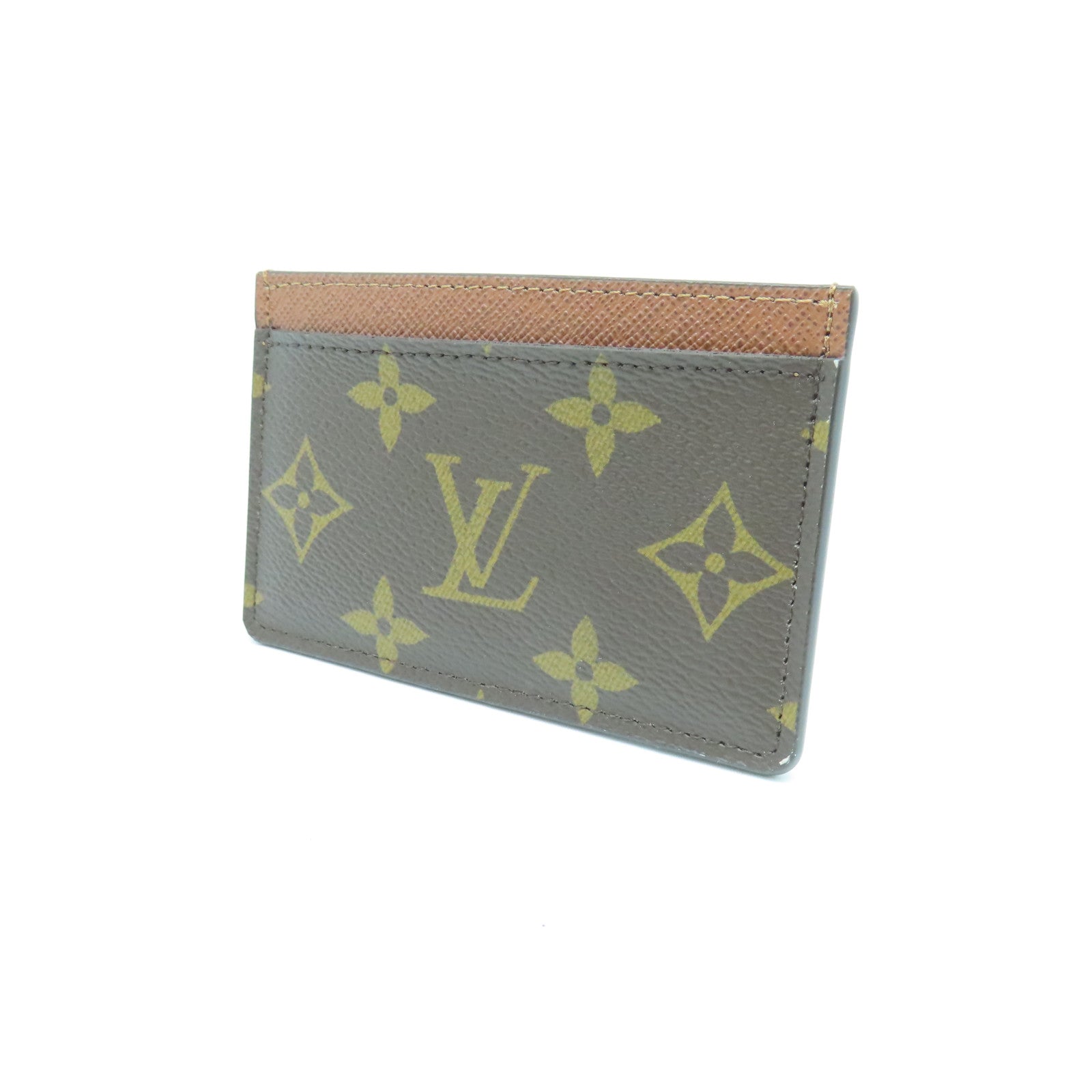 LOUIS VUITTON Monogram Card Holder卡片套棕色