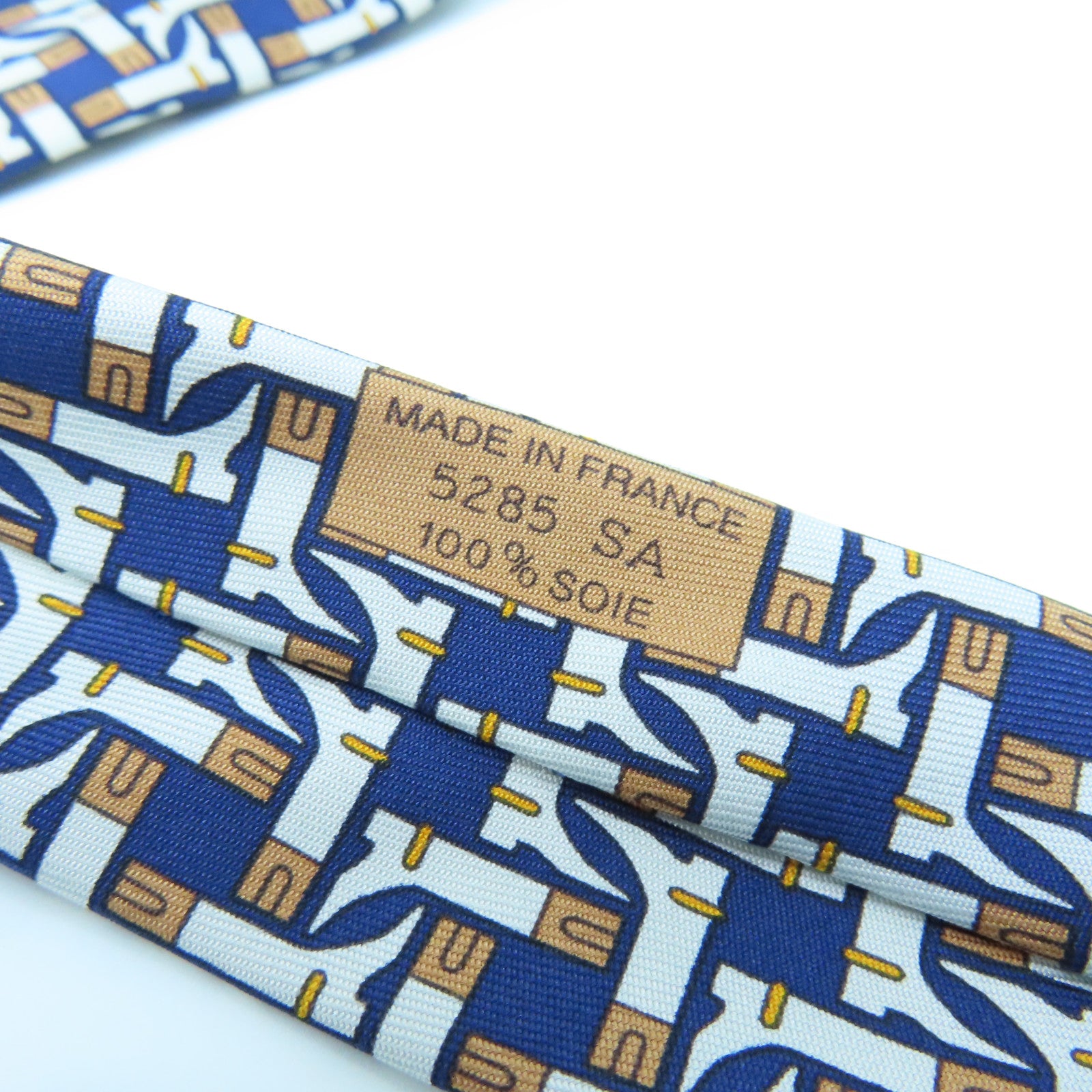 HERMES Silk Tie Tie Multicolor