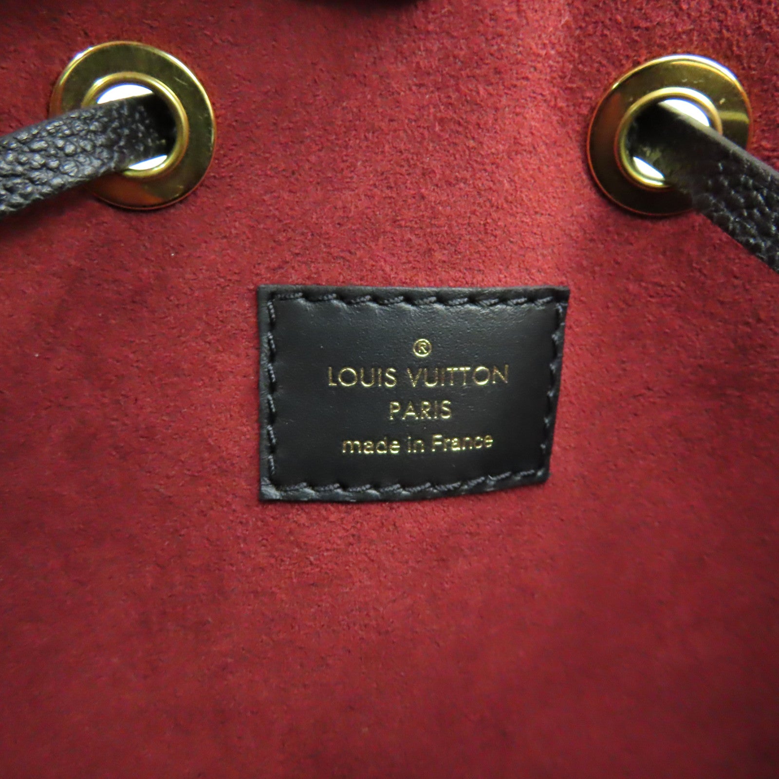 LOUIS VUITTON Monogram Empreinte Noe Noe MM 2Way Bucket Bag手挽肩背兩用袋黑色