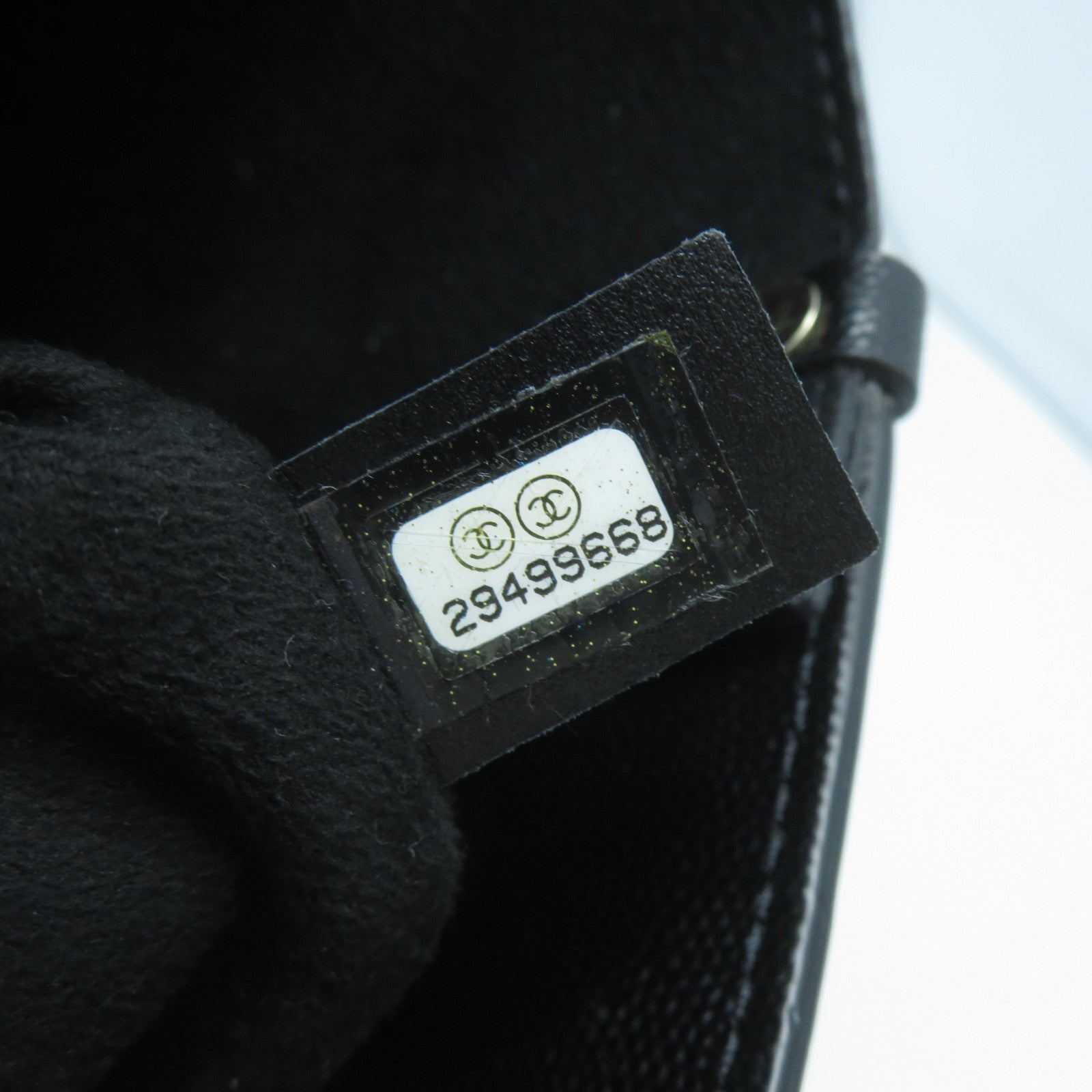 CHANEL 牛皮皮革Deauville 2 Way Shoulder Bag金扣手挽肩背兩用袋黑色