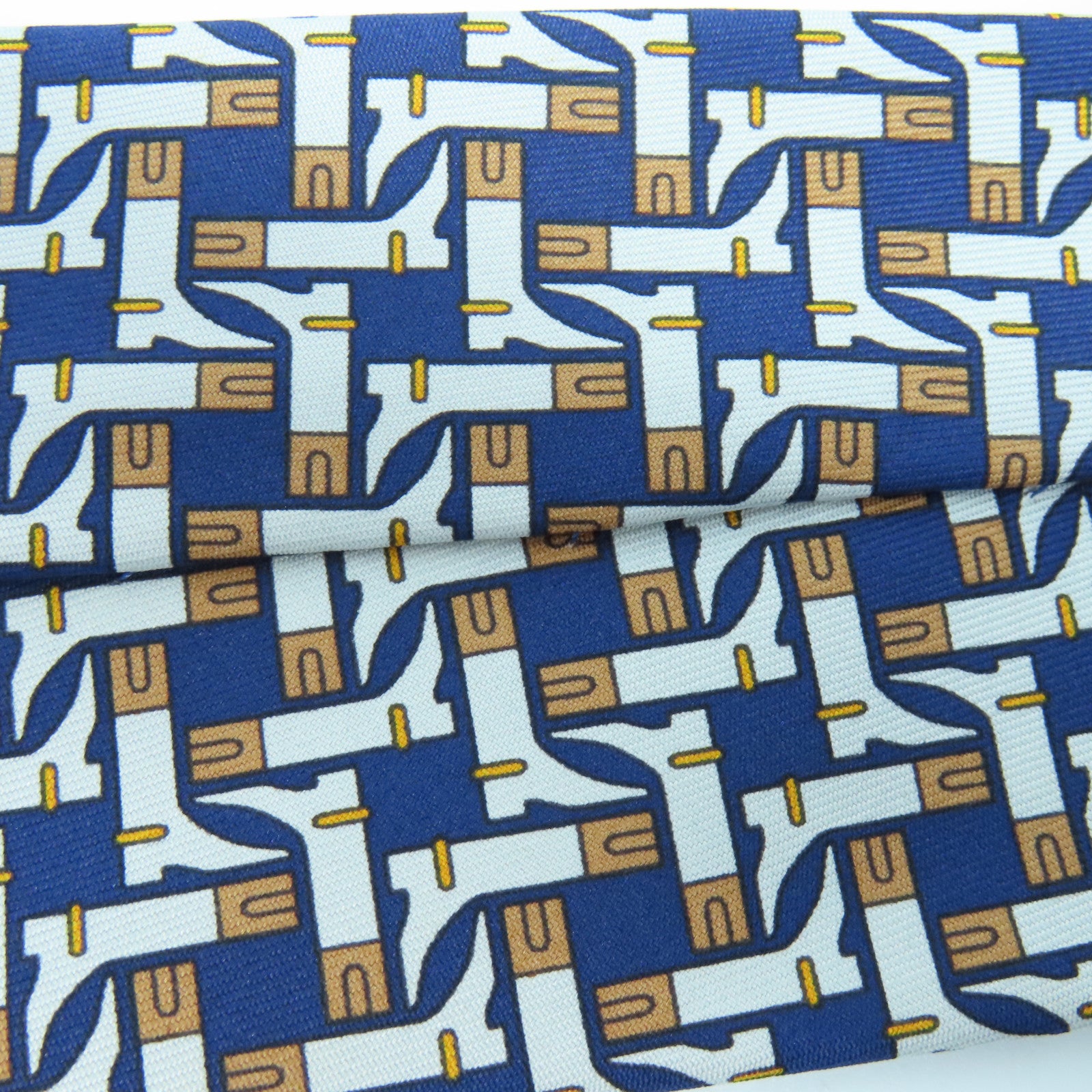 HERMES Silk Tie Tie Multicolor
