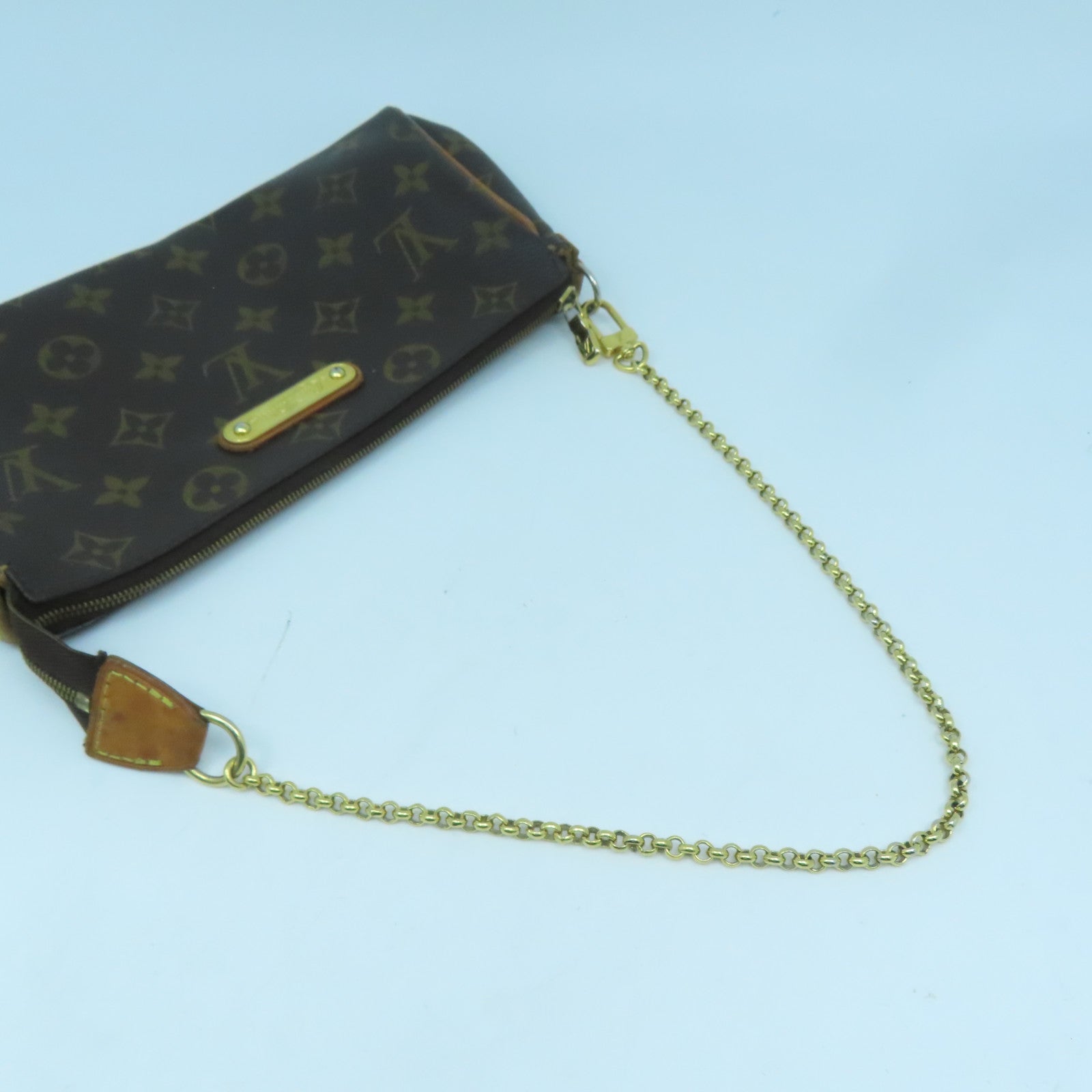 LOUIS VUITTON Monogram Eva金扣手挽肩背兩用袋啡色