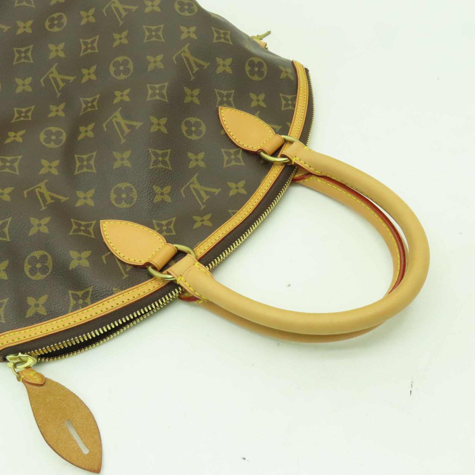 LOUIS VUITTON 【激減優惠】Monogram Lockit金扣手挽袋啡色