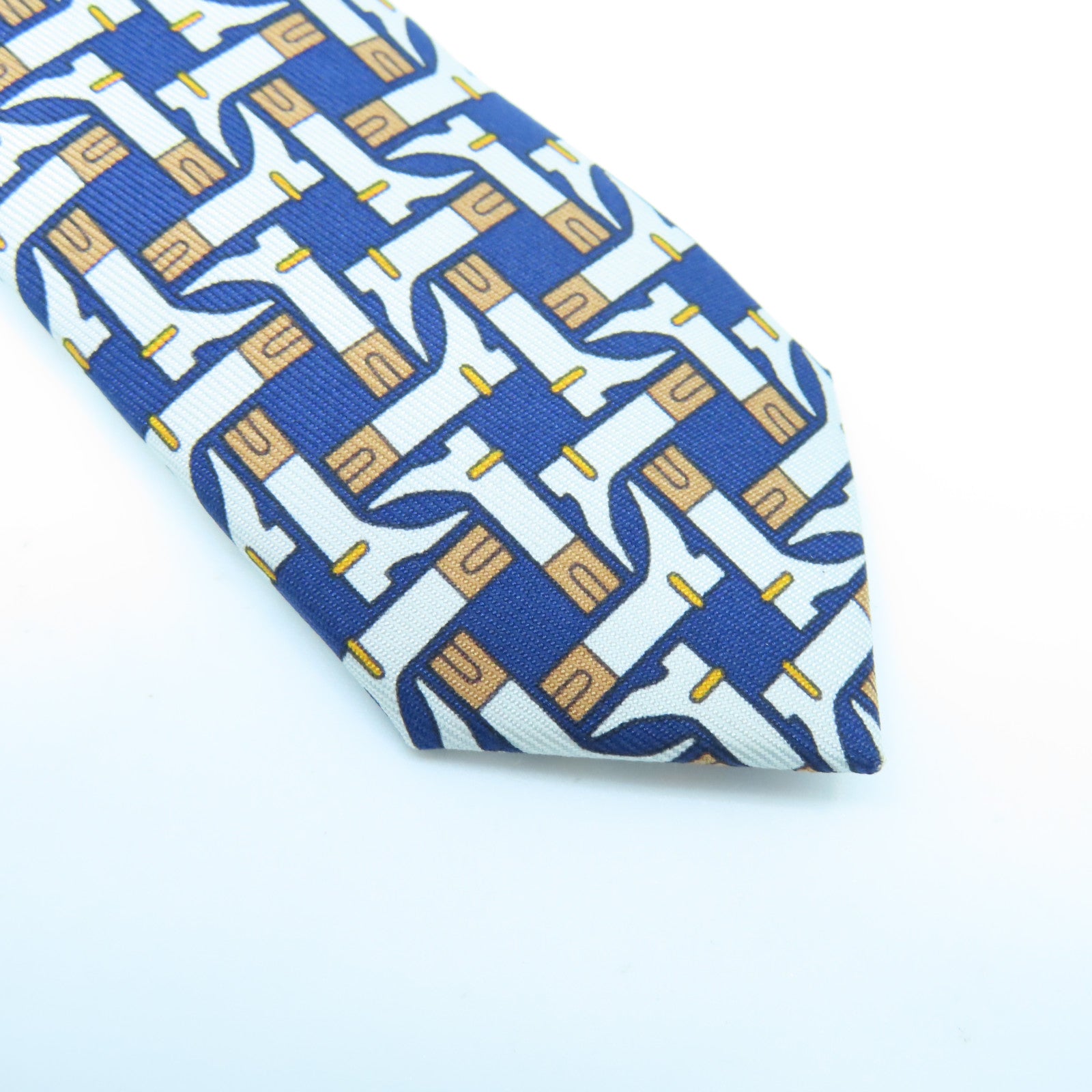 HERMES Silk Tie Tie Multicolor