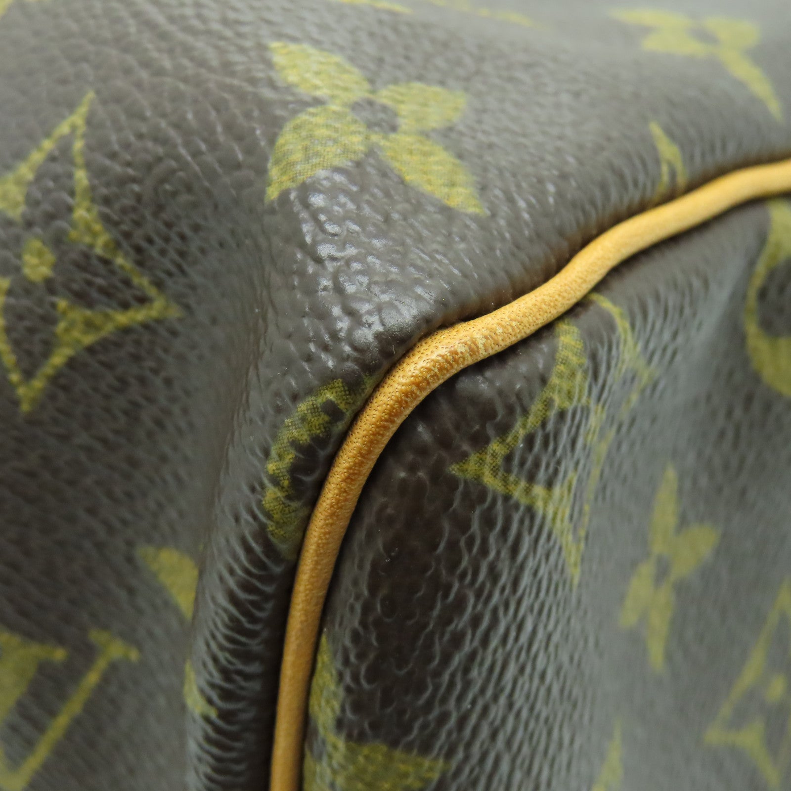 LOUIS VUITTON Monogram Speedy 30金扣手挽袋啡色