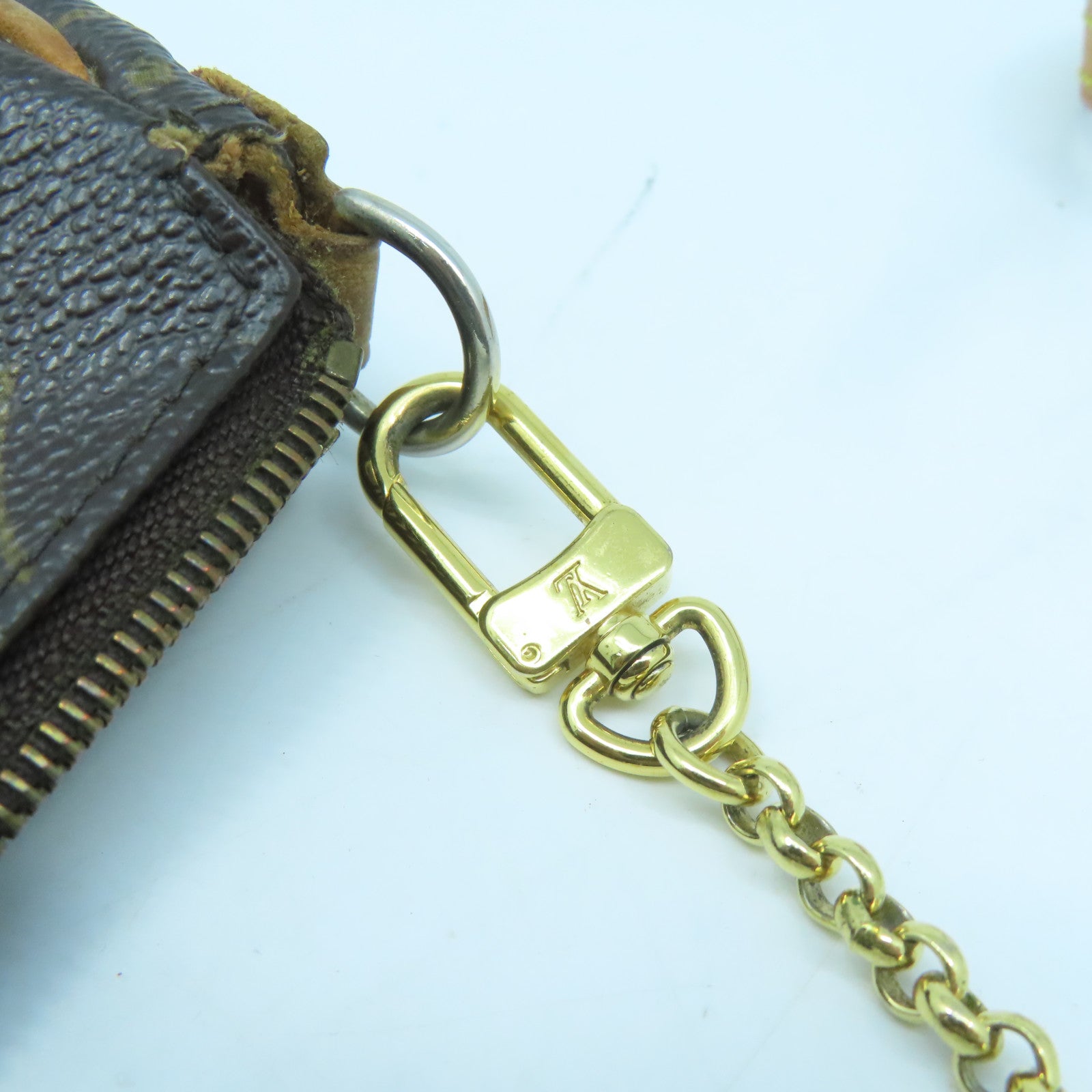 LOUIS VUITTON Monogram Eva金扣手挽肩背兩用袋啡色