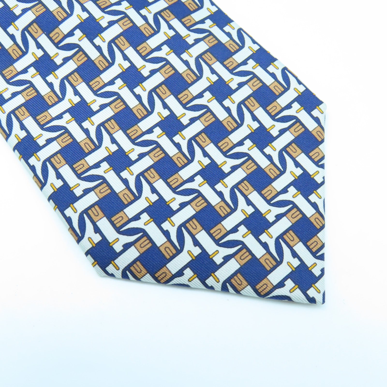 HERMES Silk Tie Tie Multicolor