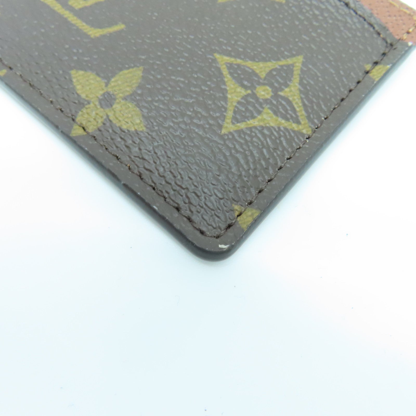 LOUIS VUITTON Monogram Card Holder卡片套棕色
