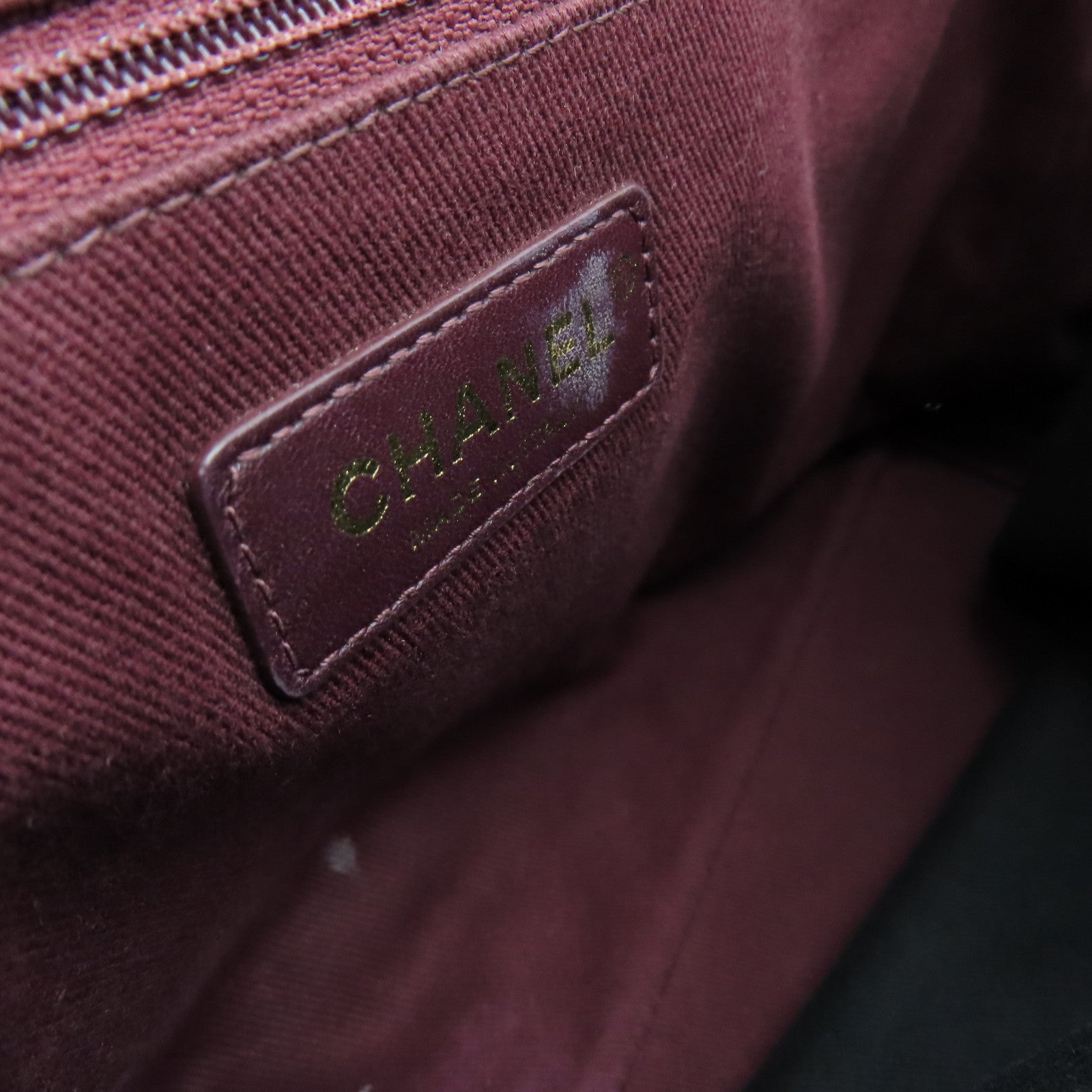 CHANEL 菱格Caviar皮革Chain Shoulder Bag金扣手挽肩背两用袋黑色