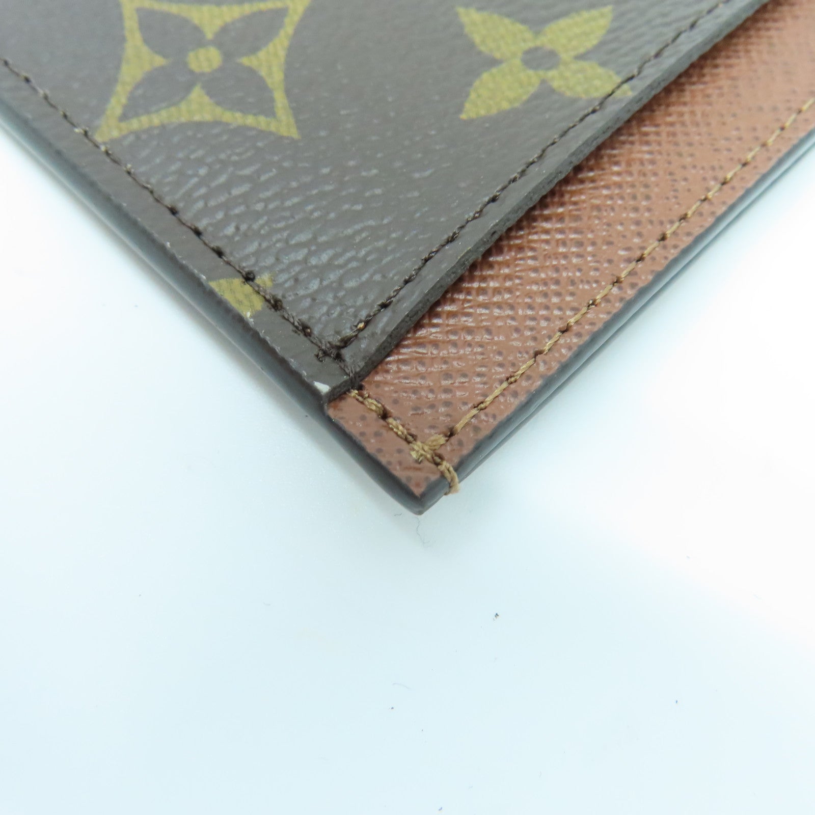 LOUIS VUITTON Monogram Card Holder卡片套棕色