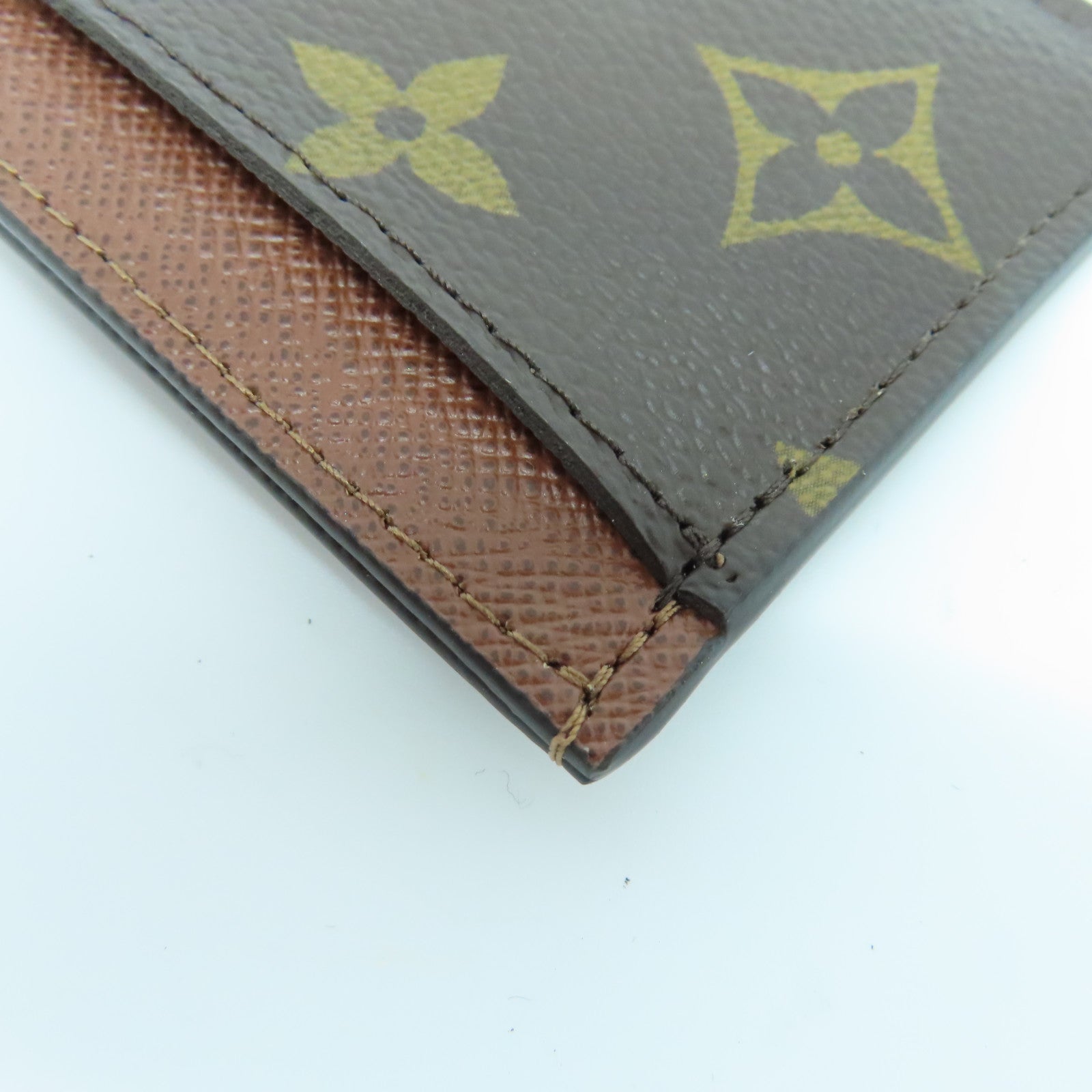 LOUIS VUITTON Monogram Card Holder卡片套棕色