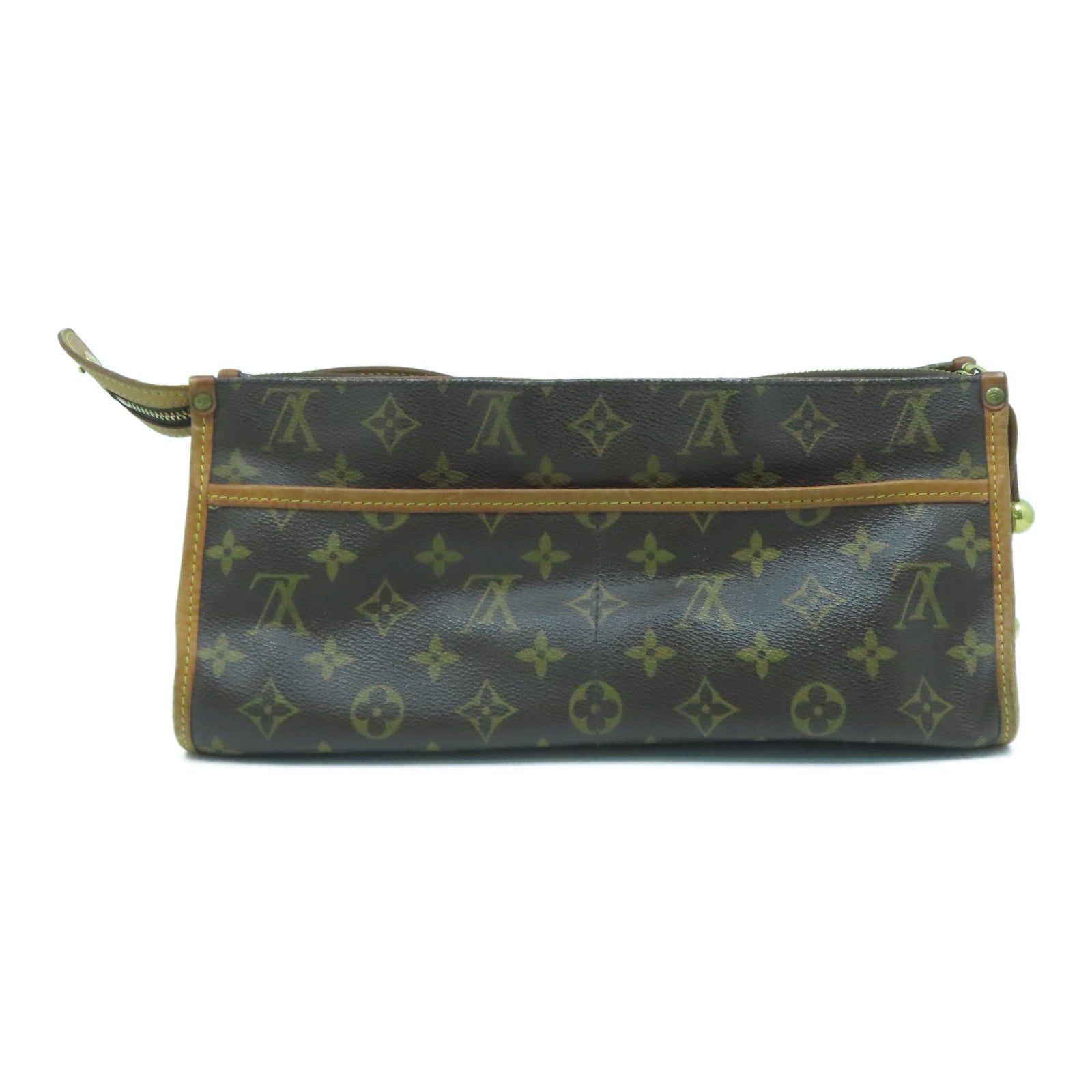 LOUIS VUITTON Monogram Popincourt Long Shoulder Bag金扣肩背袋啡色