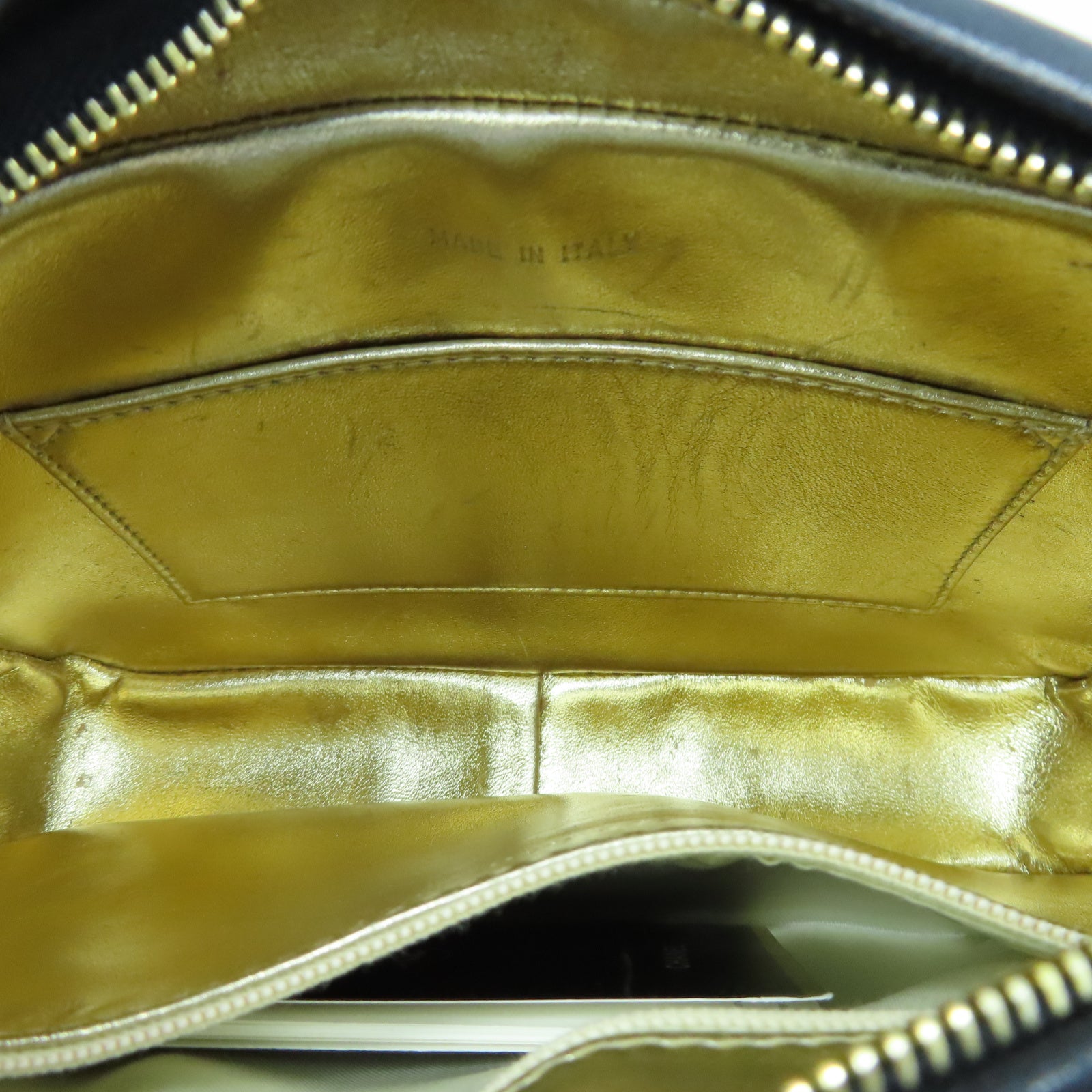 CHANEL 帆布Chain Shoulder金扣鏈帶肩背袋黑色