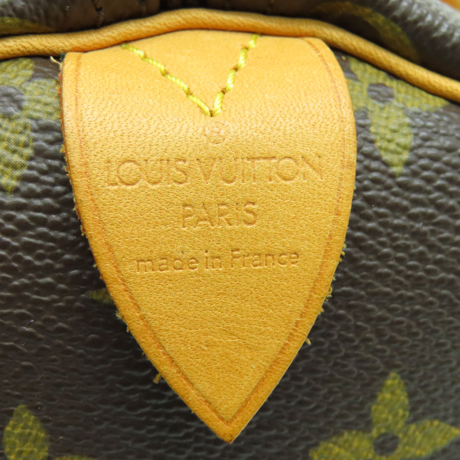 LOUIS VUITTON Monogram Speedy 30金扣手挽袋啡色