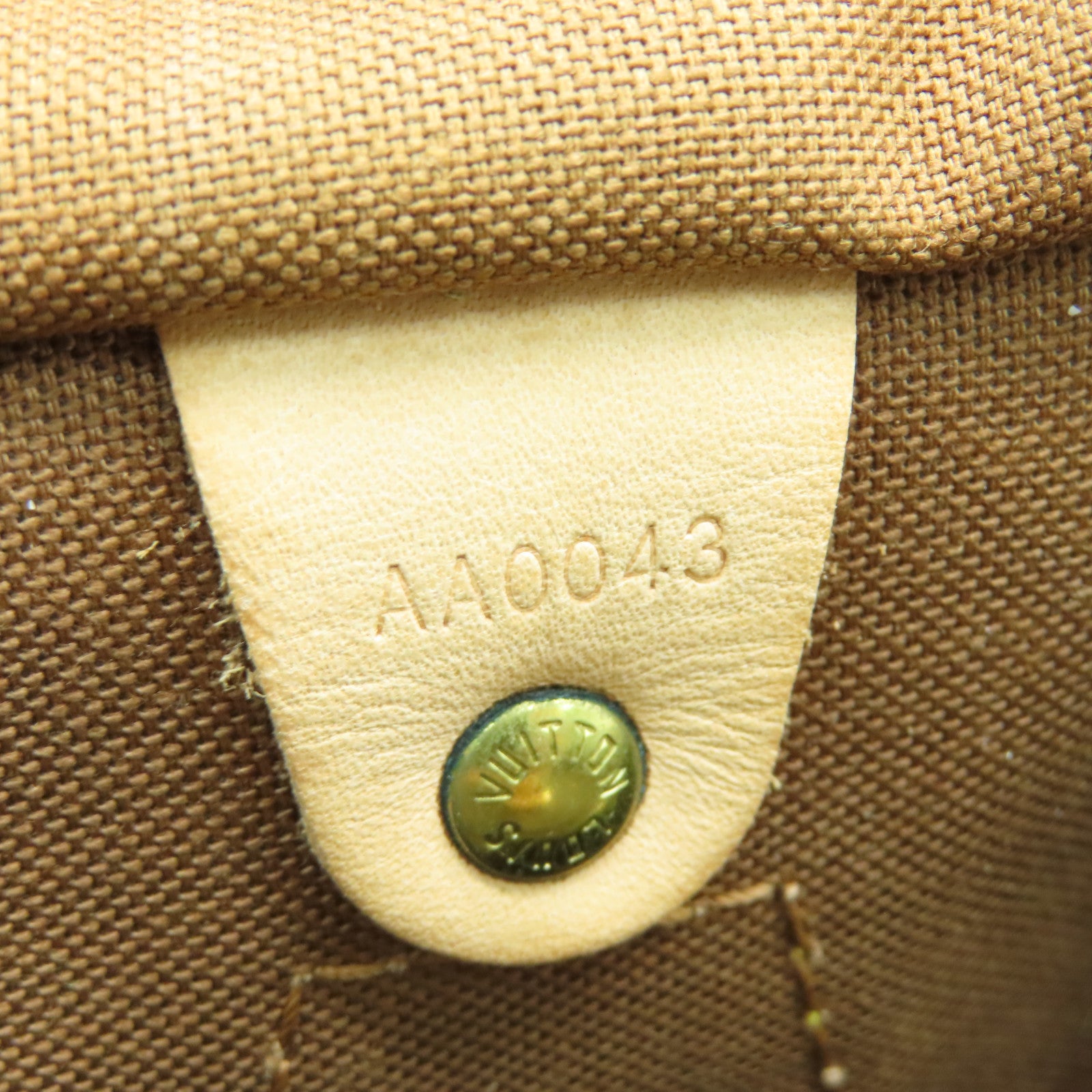 LOUIS VUITTON Monogram Speedy 30金扣手挽袋啡色