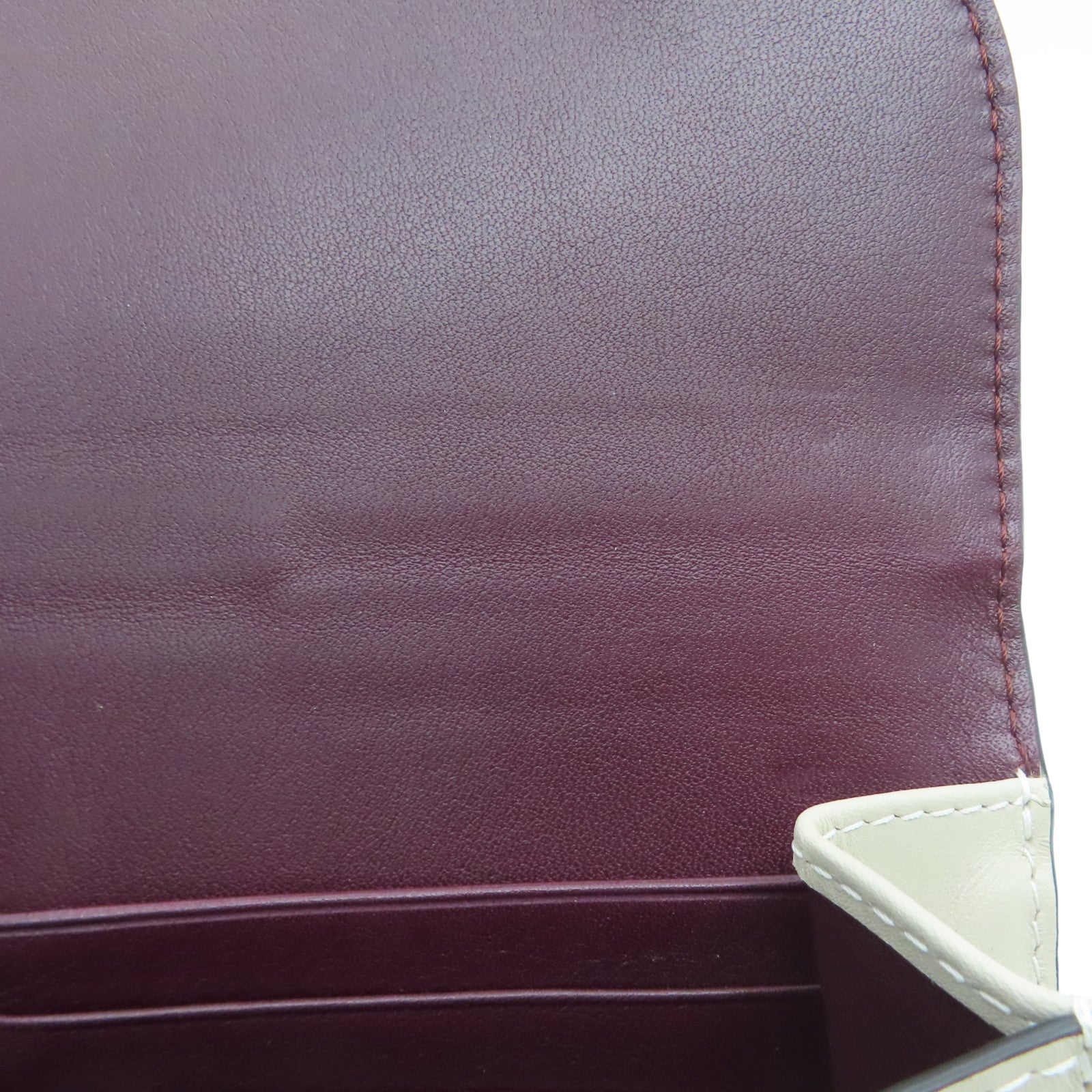 LOEWE 牛皮皮革Shoulder Bag金扣肩背袋蓝色米色