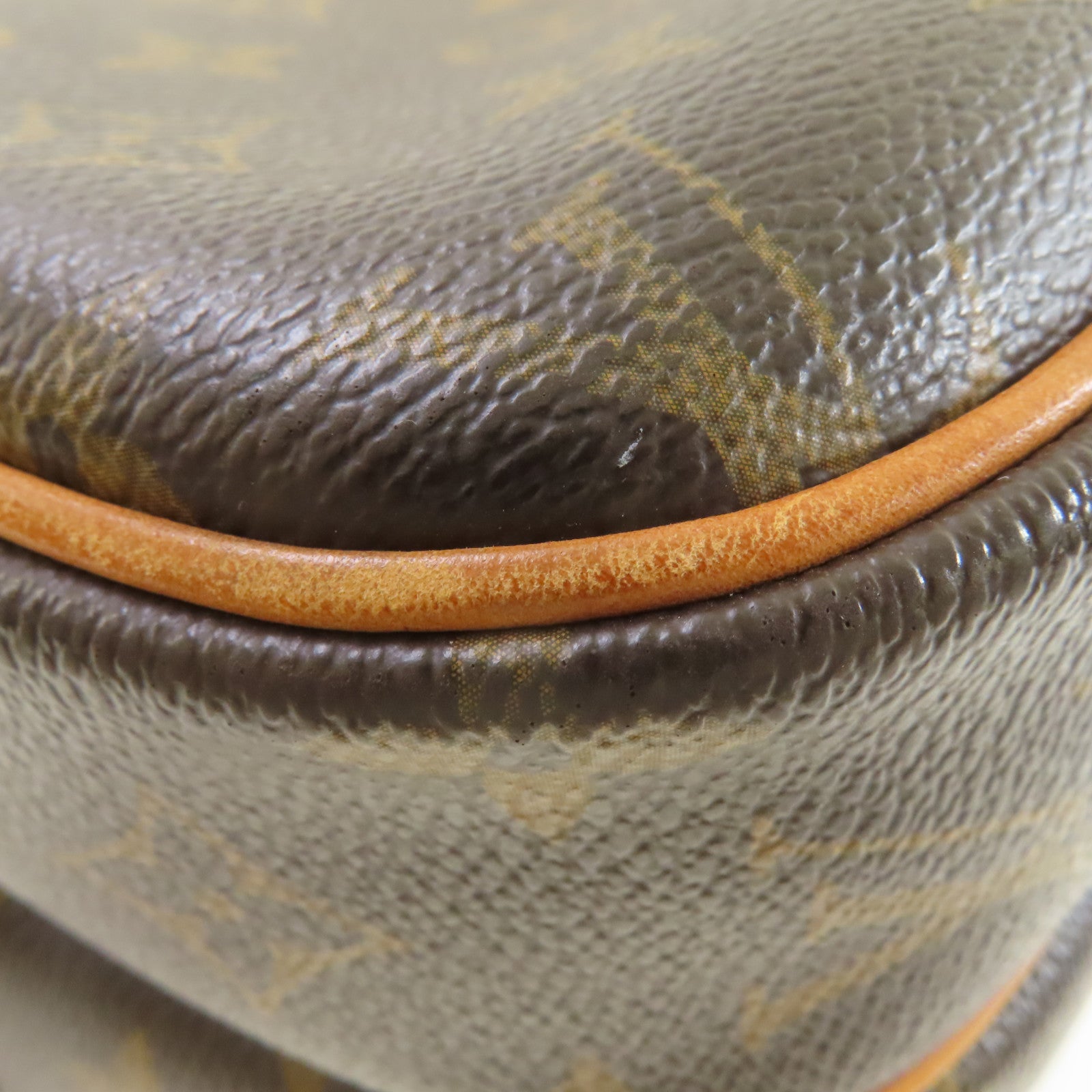 LOUIS VUITTON Monogram Reporter PM Shoulder Bag肩背袋啡色