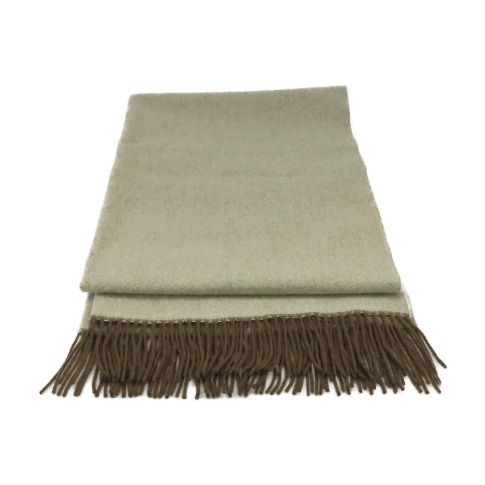 CHANEL 羊絨Scarf圍巾杏色/啡色