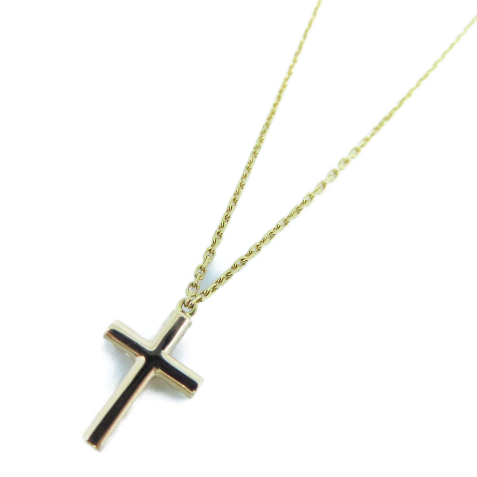 CARTIER 18K玫瑰金Cross Symbol Necklace項鍊2.7g